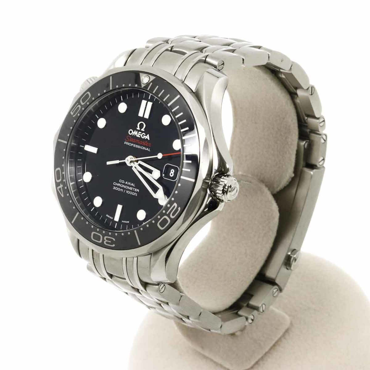 Omega Seamaster Professional 300 Co-Axial 212 30 41 20 01 003 Black Dial 41mm Watch