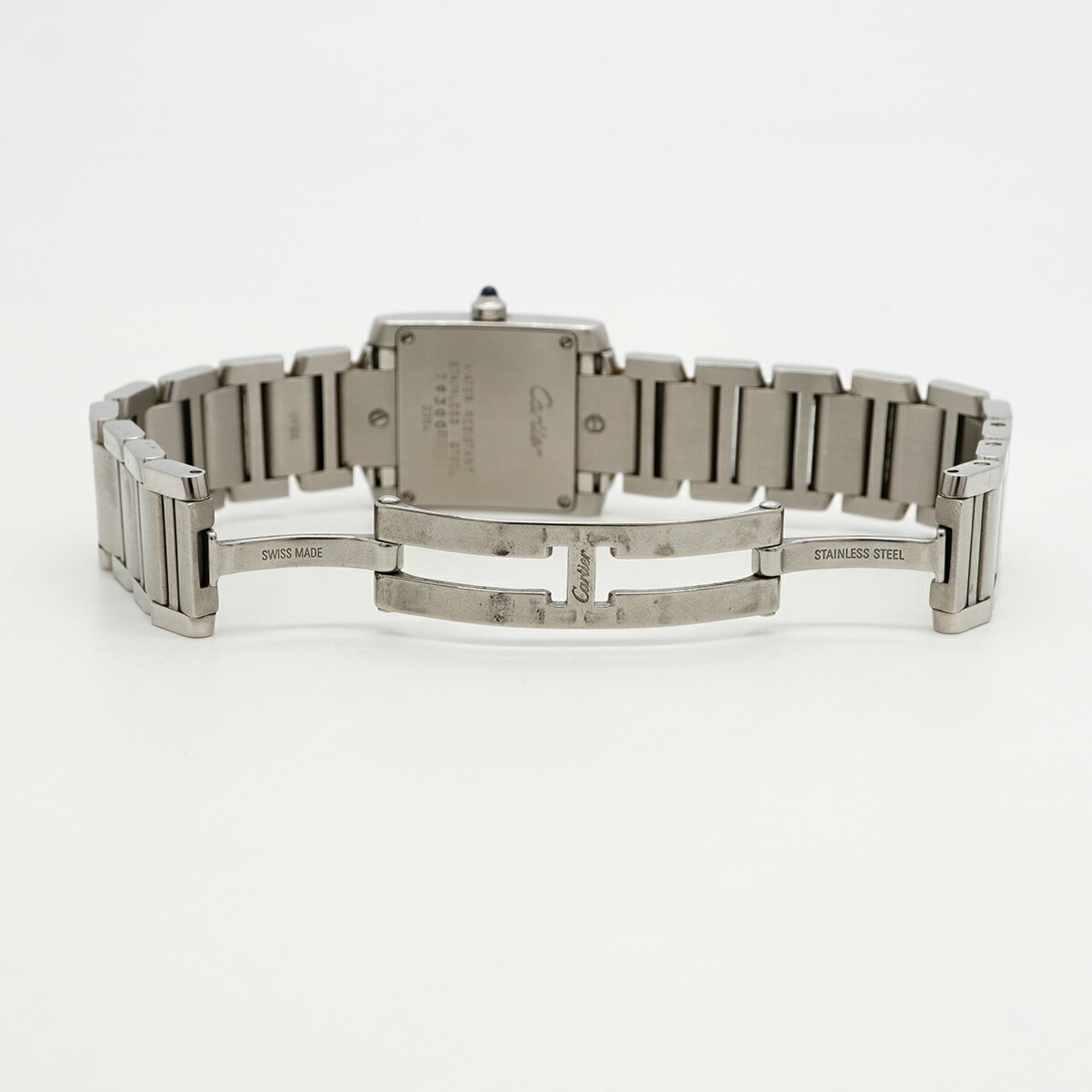 Cartier Tank francaise W51008Q3 Ivory Dial 20mm Watch