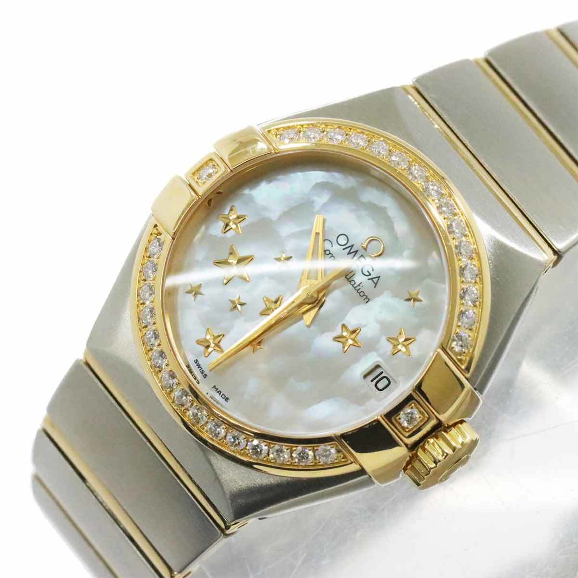 Omega Constellation Co-Axial Combination 123 25 27 20 55 005 White shell Dial 27mm Watch