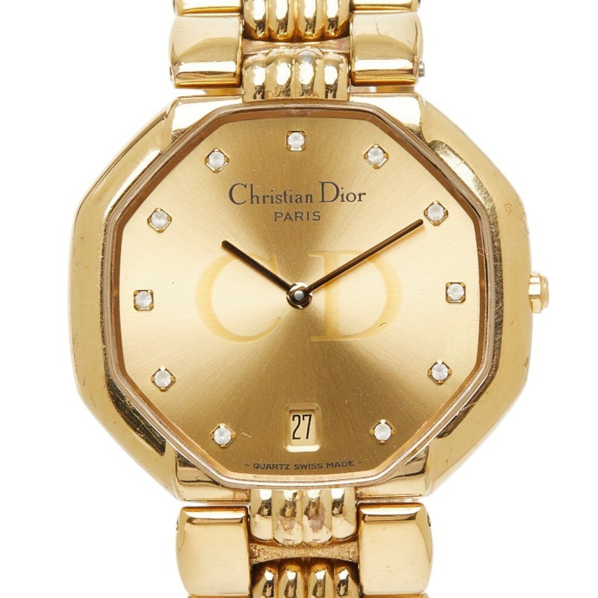 Christian Dior Gold Dial 32mm Watch