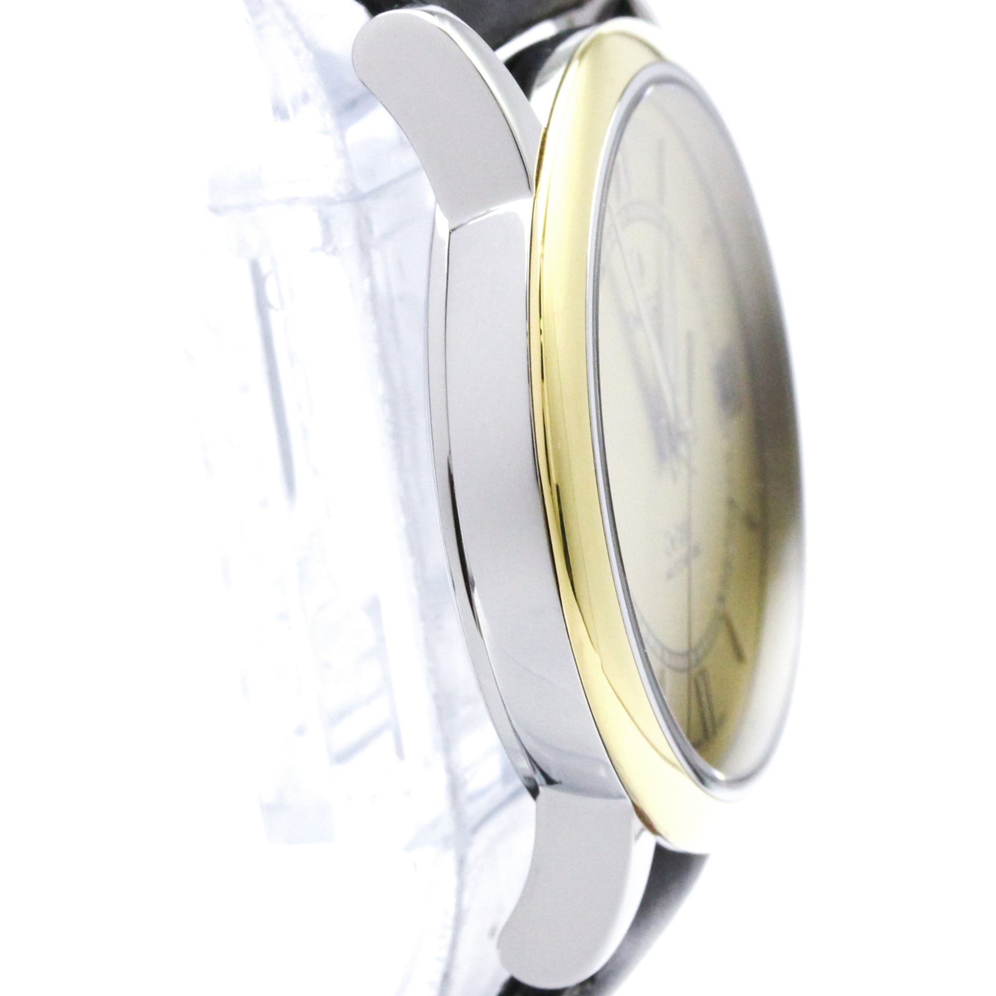 Omega De Ville 7704.11.01 Gold Dial Stainless steel, yellow gold 35mm Watch
