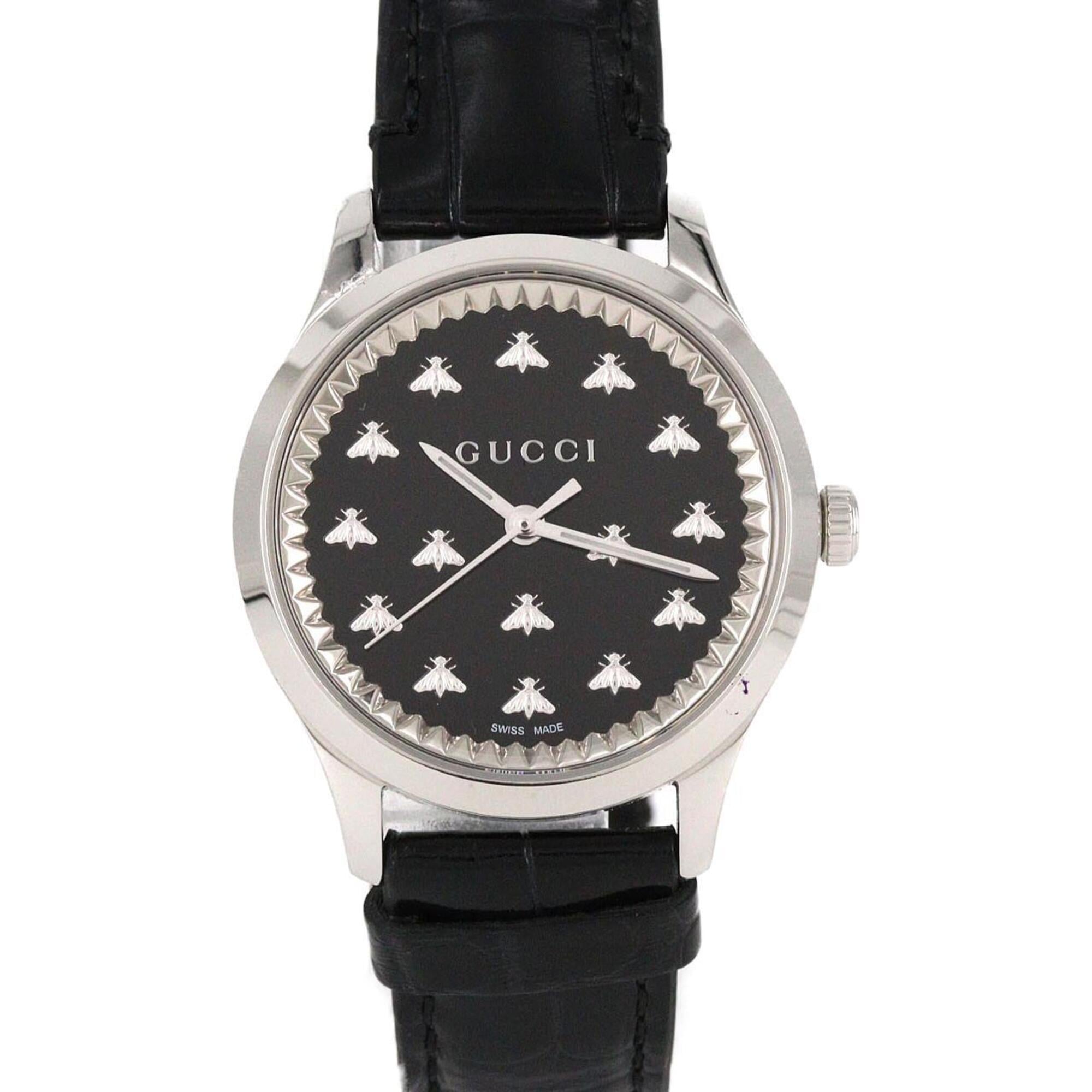 Gucci G-Timeless YA1265055 Black Dial 32mm Watch
