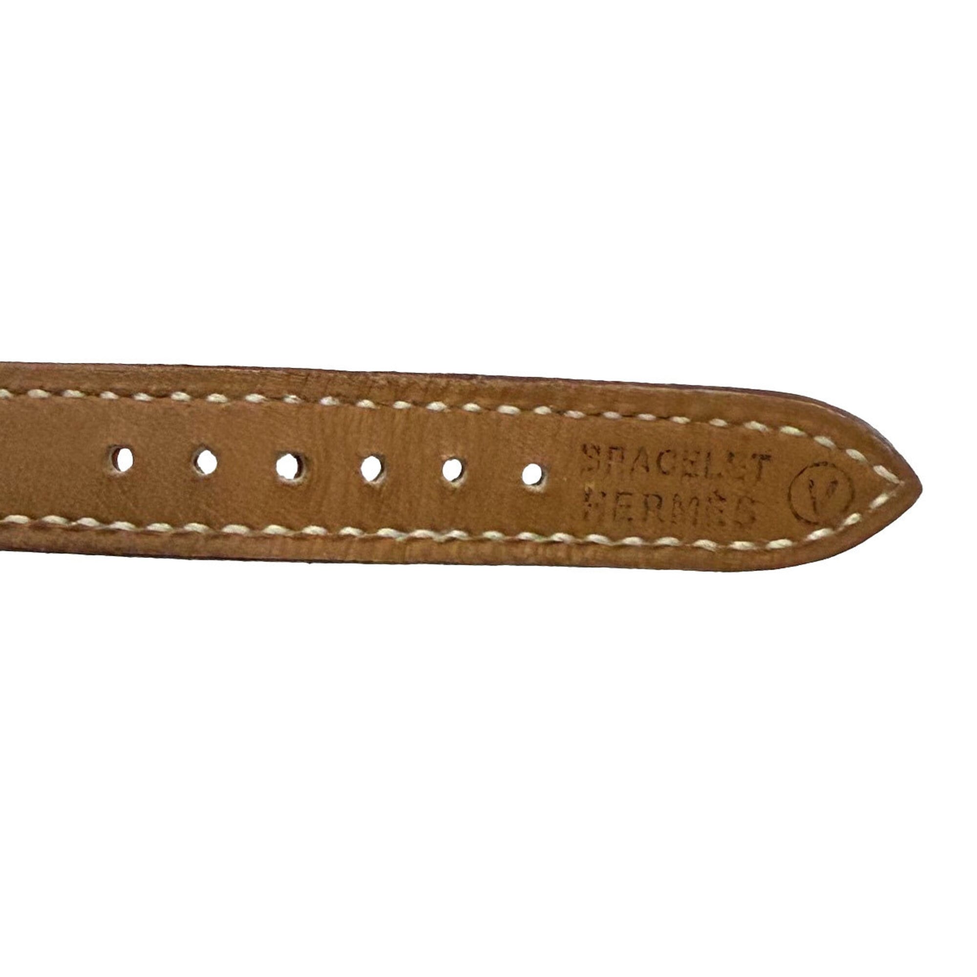 Hermes Kelly Watch, Ladies' Gold and Brown Quartz Watch with Padlock