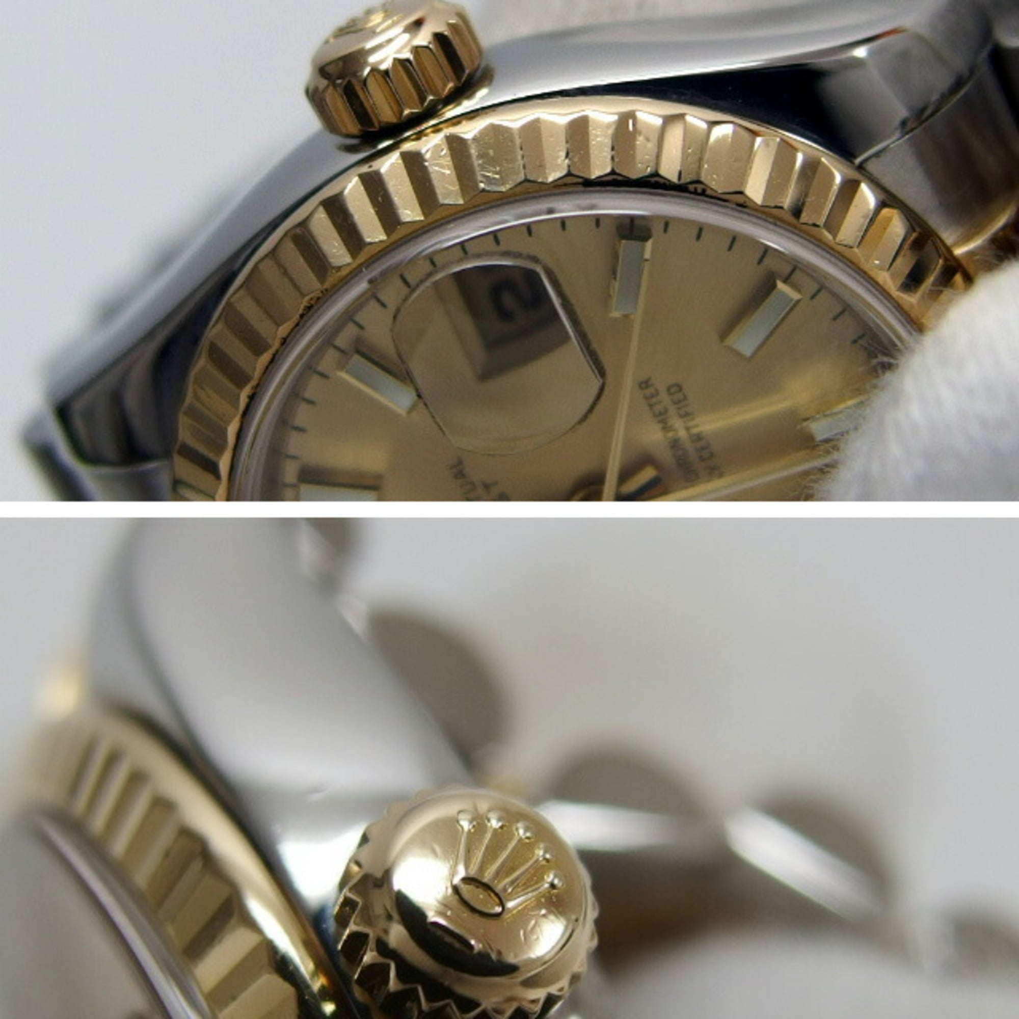 Rolex Datejust dameshorloge van 18-karaats geelgoud en roestvrij staal 179173