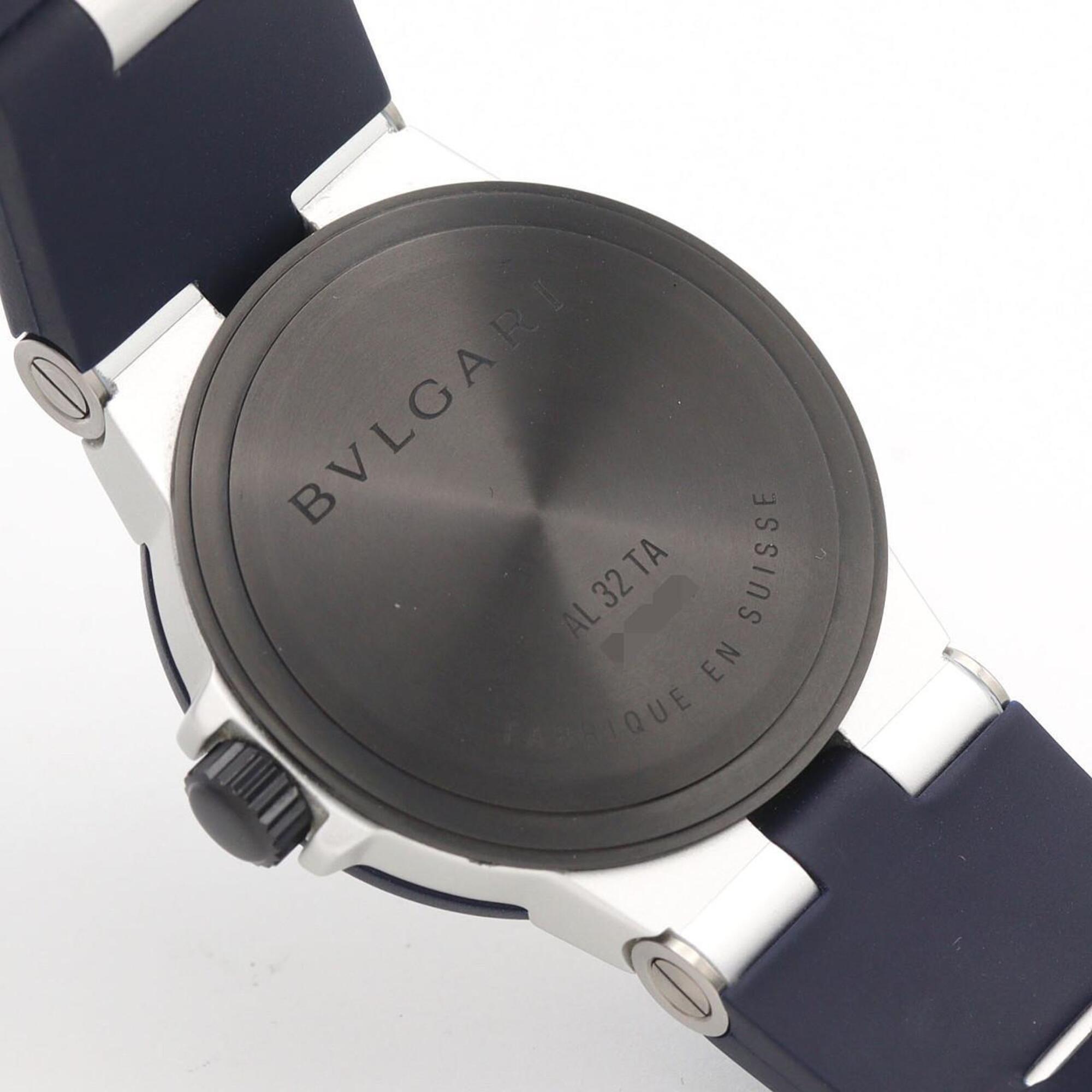 Bvlgari Aluminum AL32TA/AL32TAVD Silver Dial Aluminum 32mm Watch