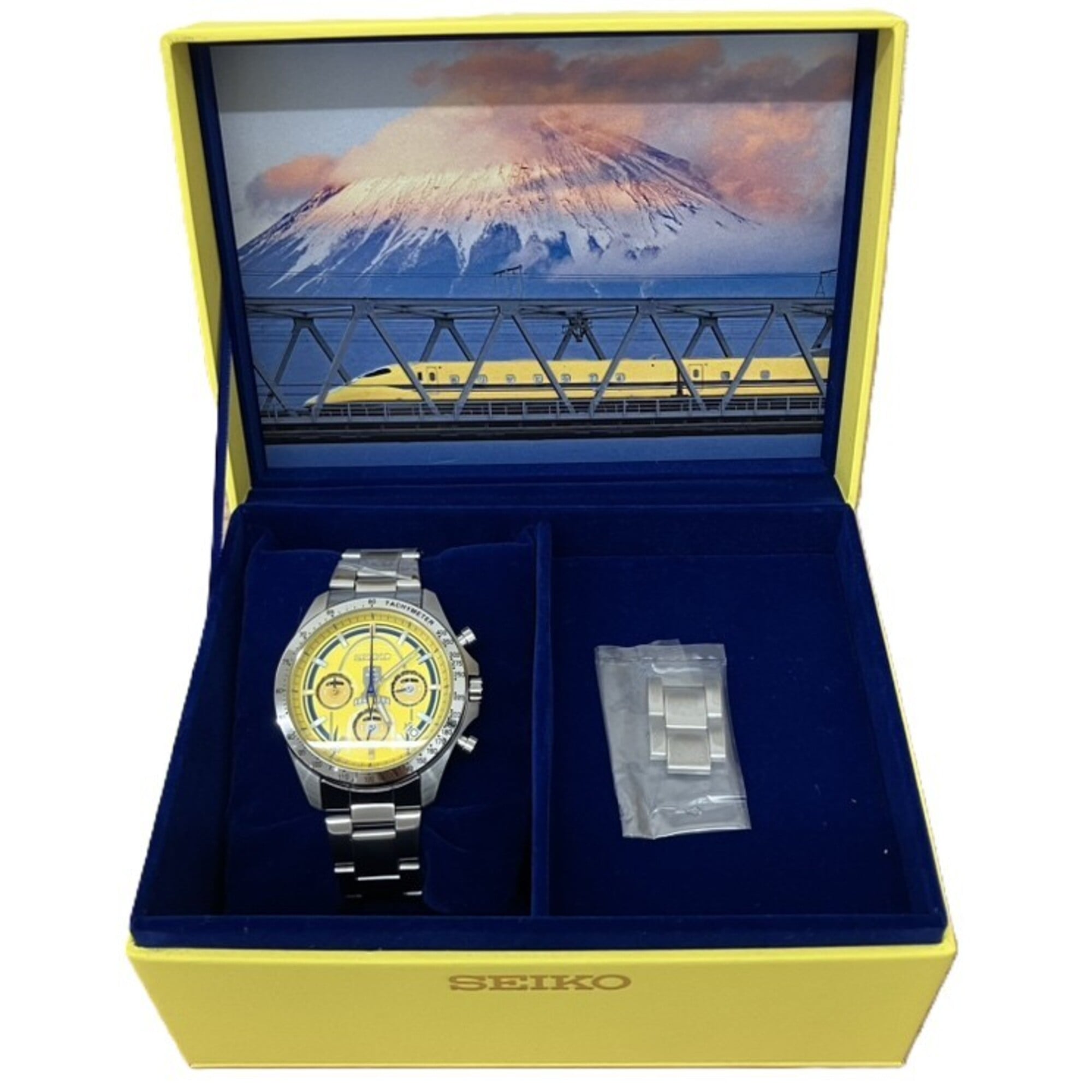 SEIKO Doctor Yellow T4 Memorial Watch Last Run Wristwatch