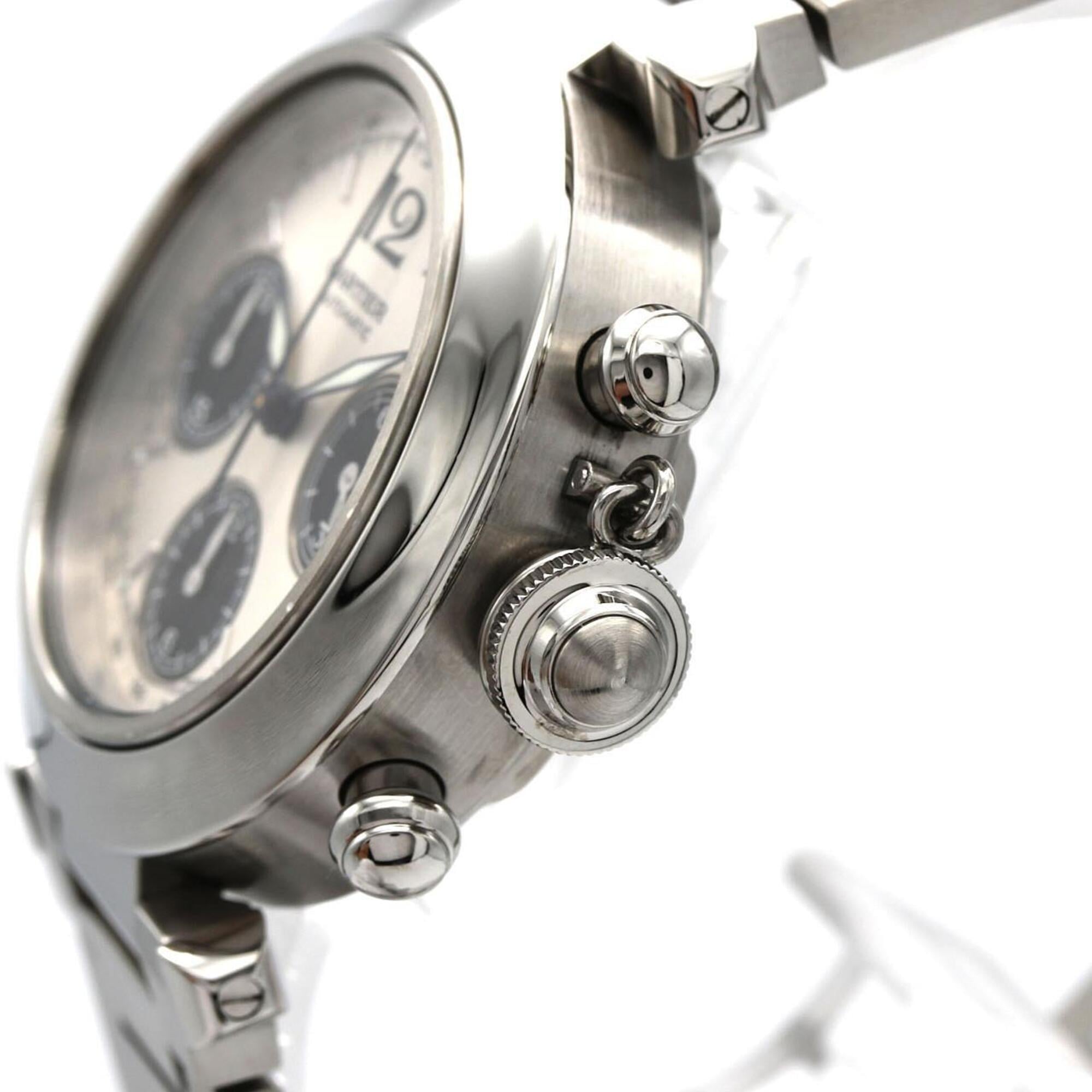 Cartier Pasha W31048M7 Black Dial 36mm Watch