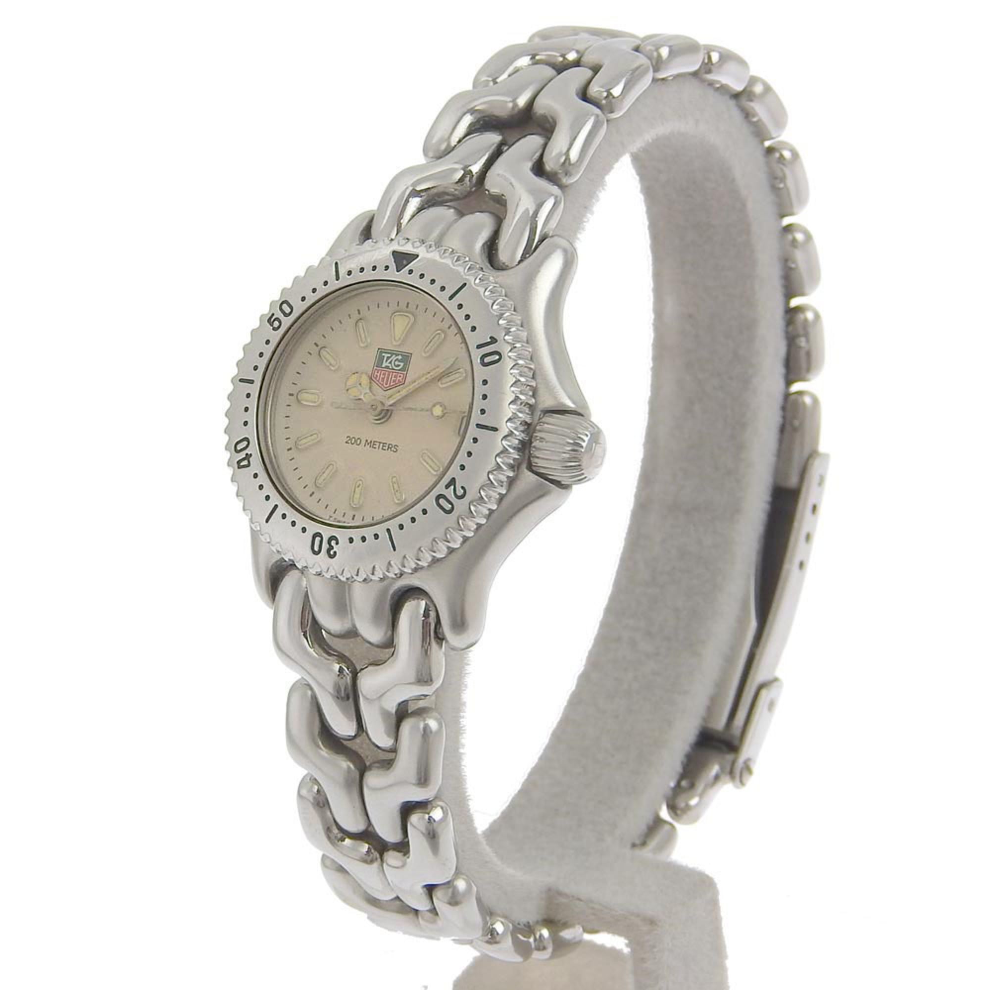 Tag Heuer TAG HEUER Cell Professional Women's Quartz Battery Watch Cream Dial S99 008M