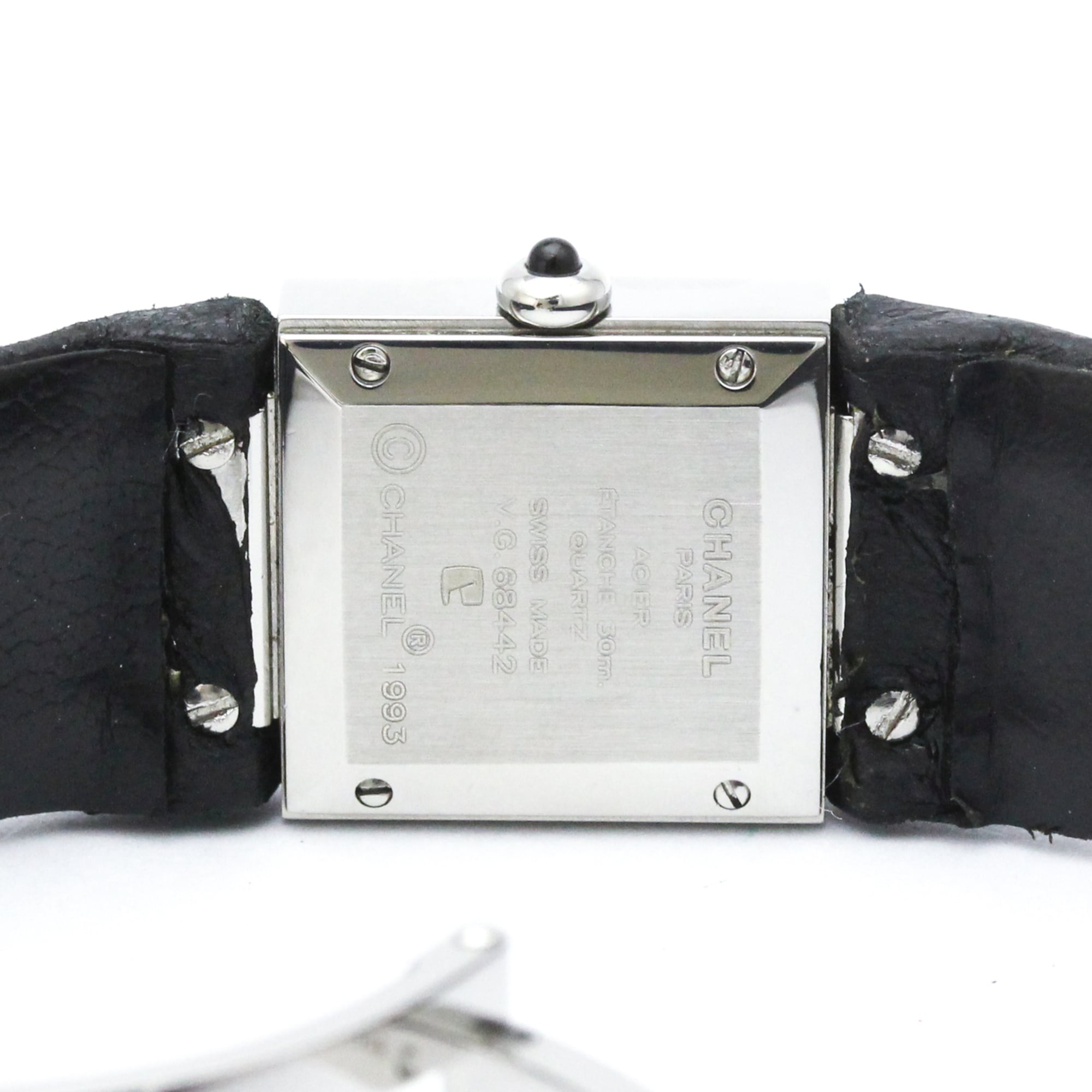 Chanel Matelasse H0009 Black Dial 19mm Watch