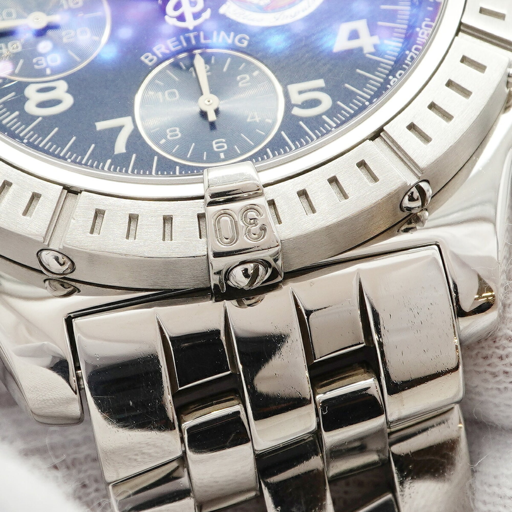 Breitling Chronomat A13353 Blue Dial 40mm Watch
