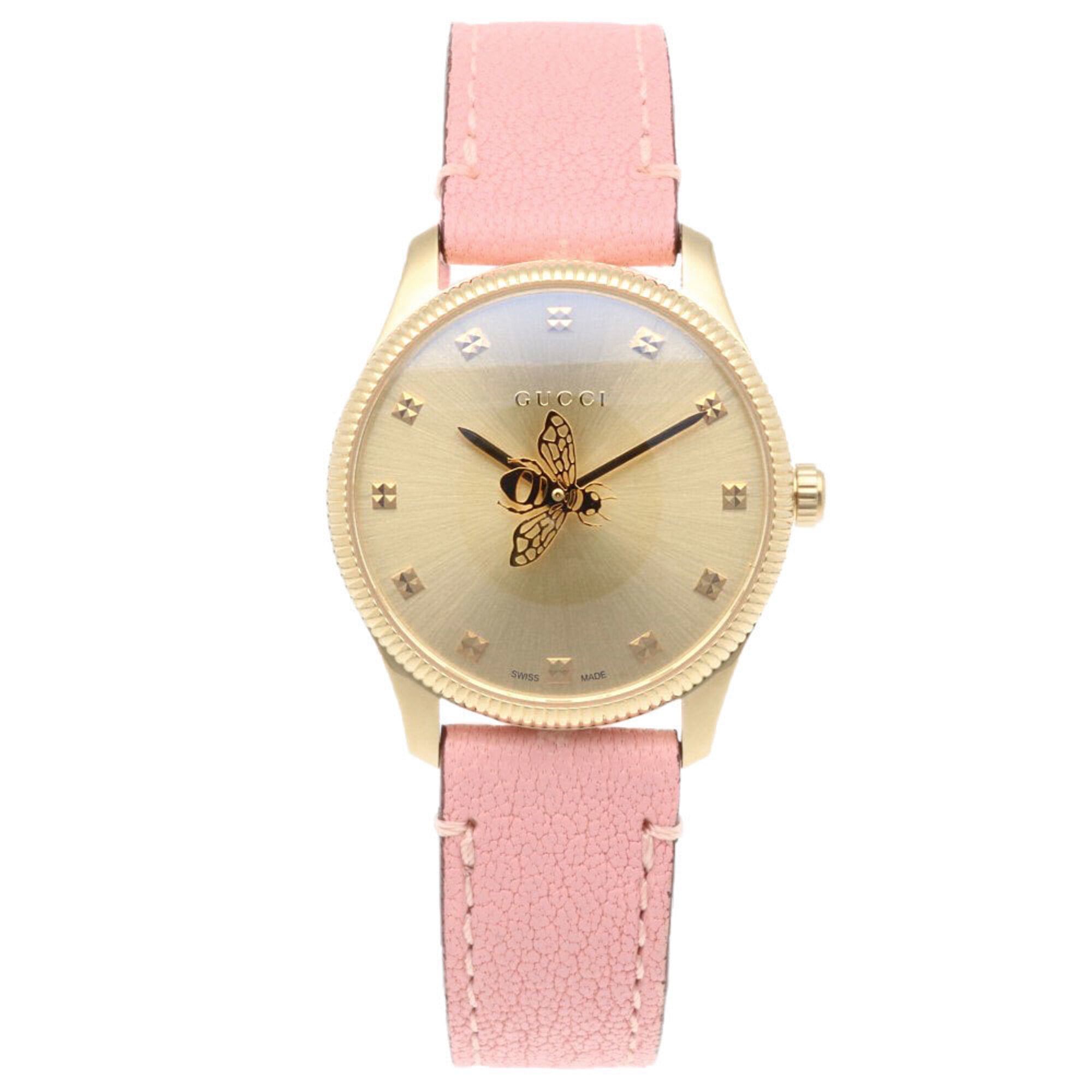 Gucci G-Timeless 126.5 Gold Dial 29mm Watch