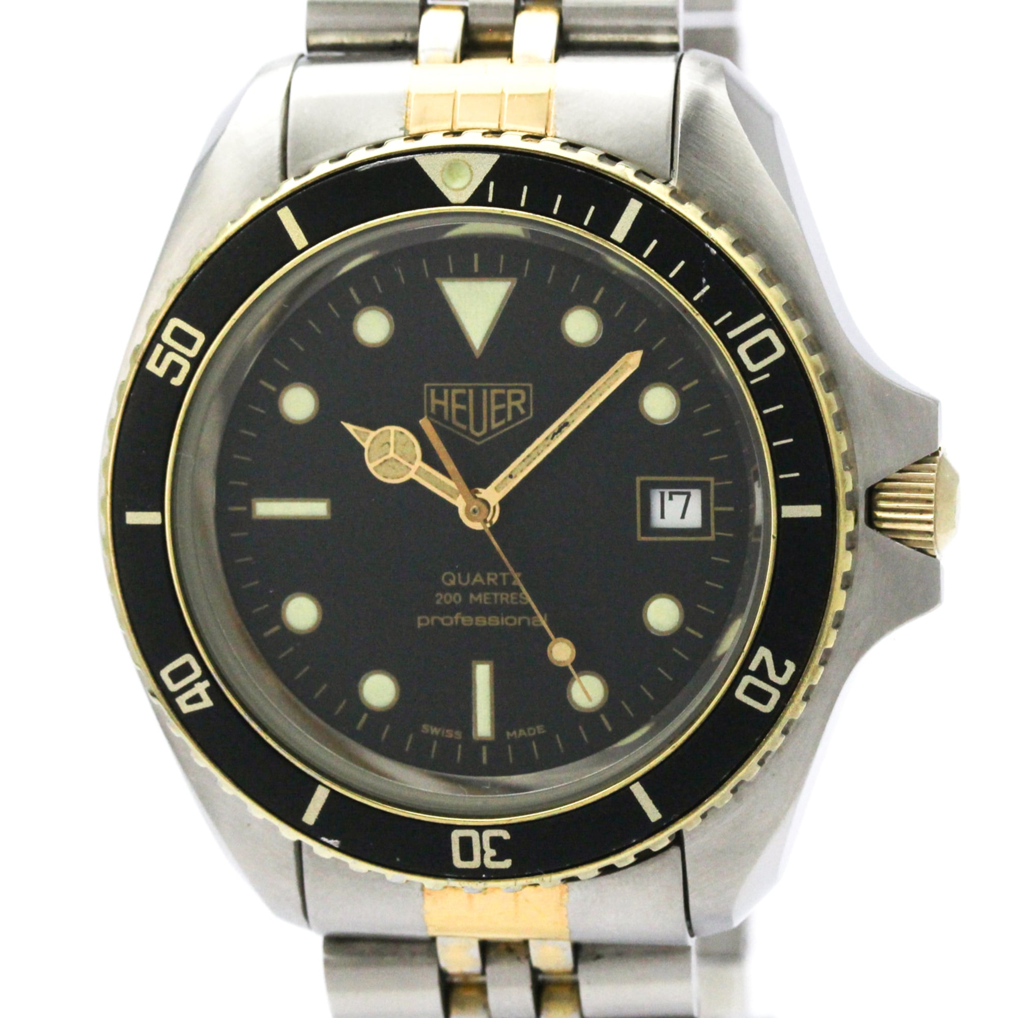 TAG HEUER 1000 Gold Plated Steel Quartz Mens Watch 980.021