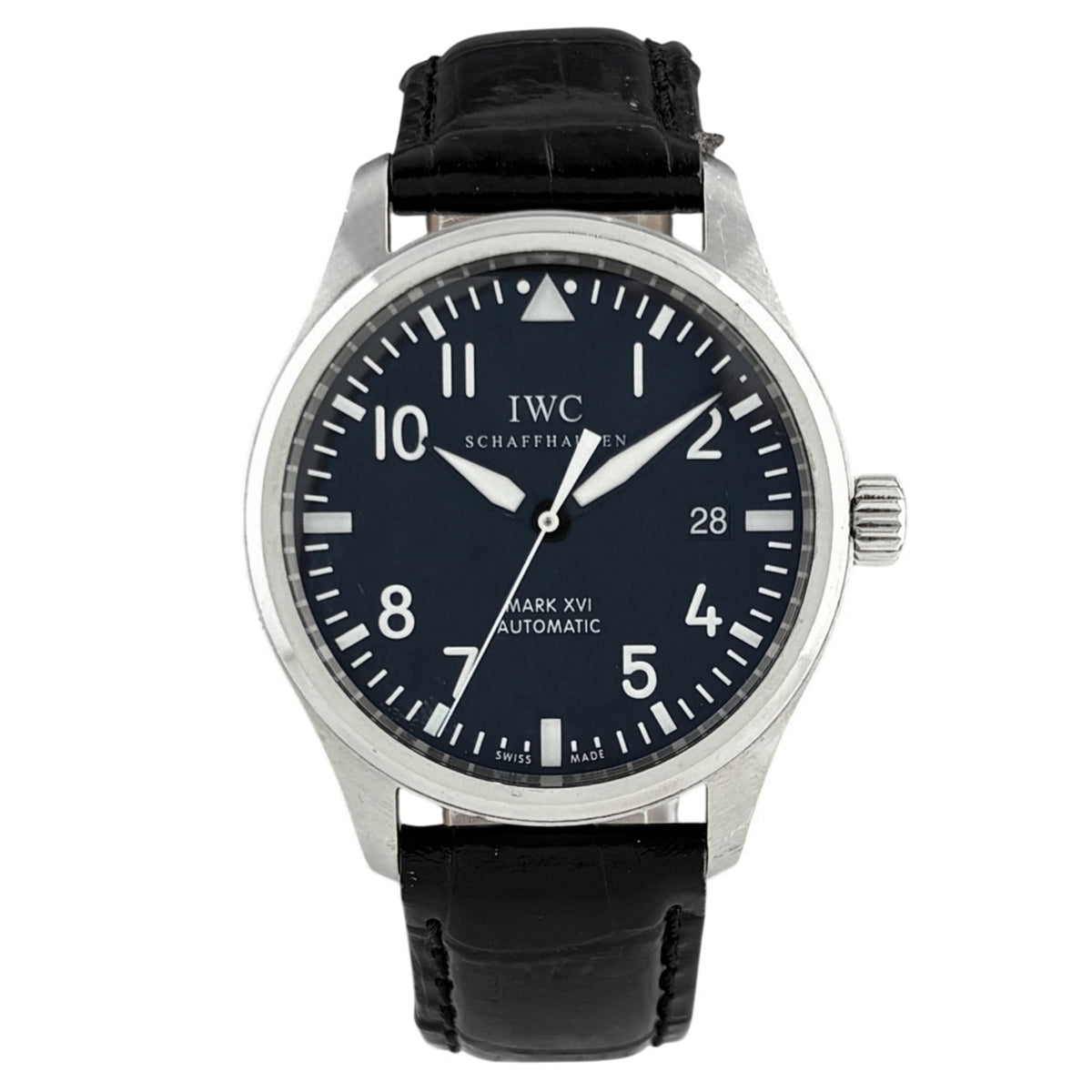 IWC Pilot Mark XVI IW325501 Schwarz Zifferblatt 39mm Uhr