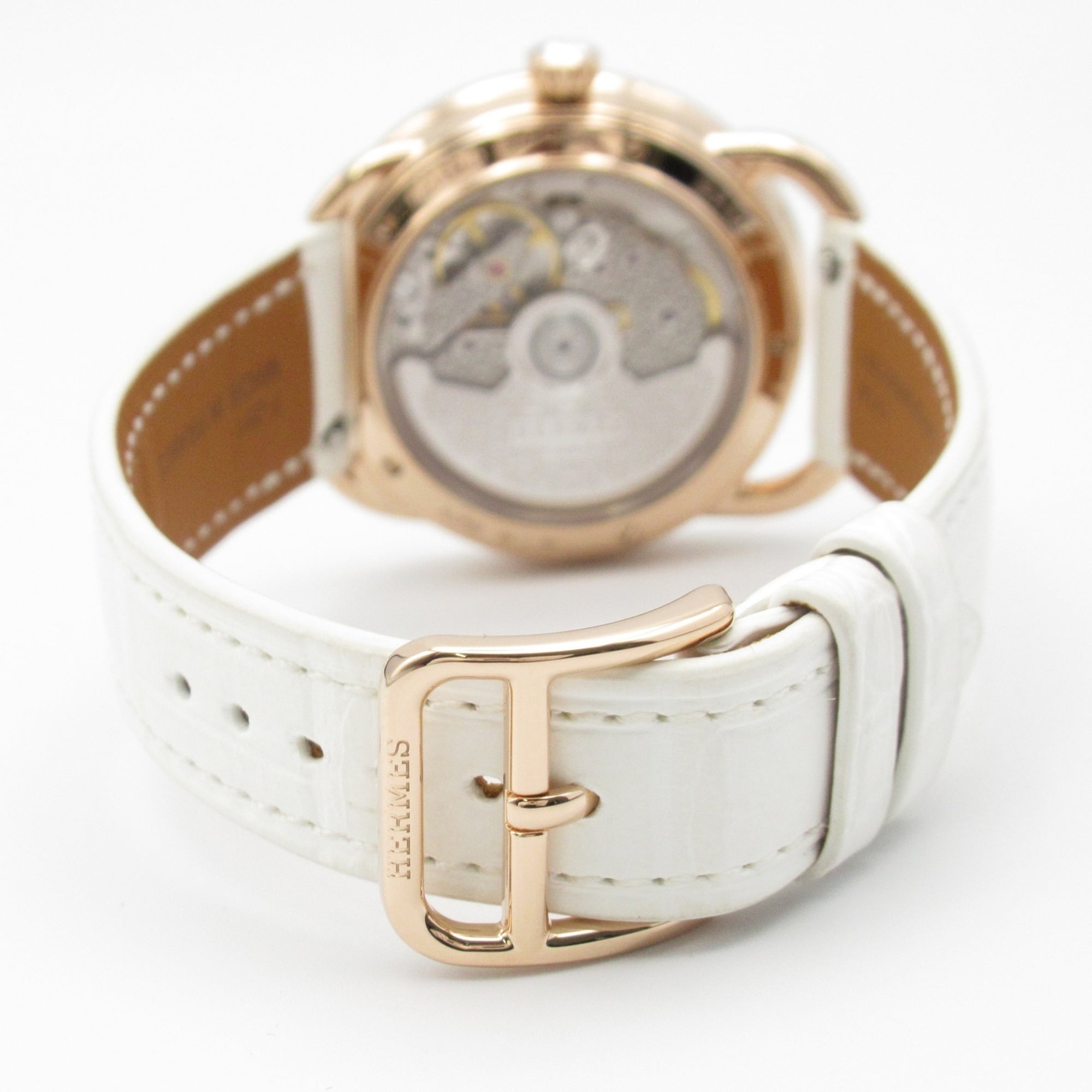 Hermes Arceau Grande Turarara Bride et Maure AR12.671 White Dial 34mm Watch