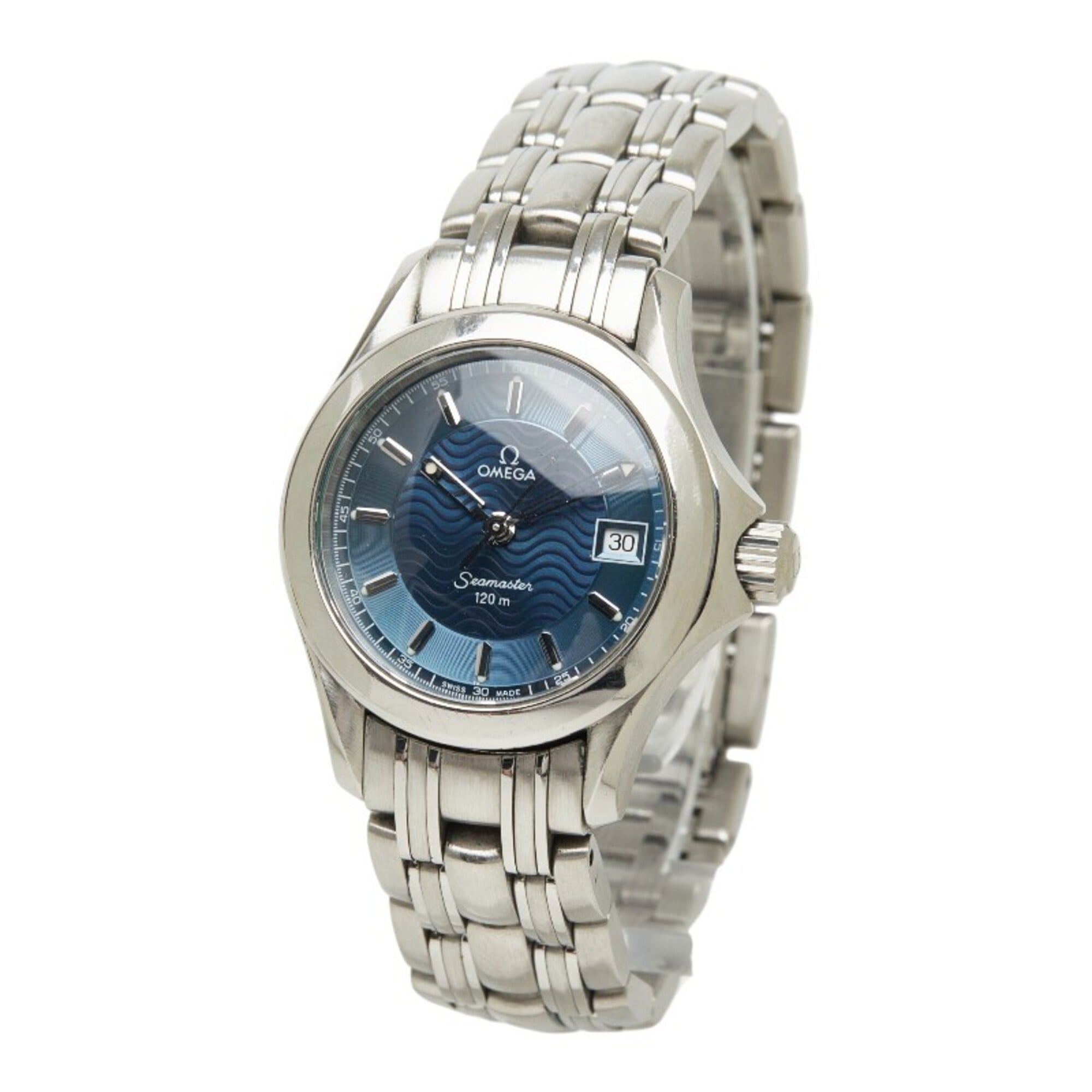 Montre Omega Seamaster 2581.81, cadran bleu, 26 mm