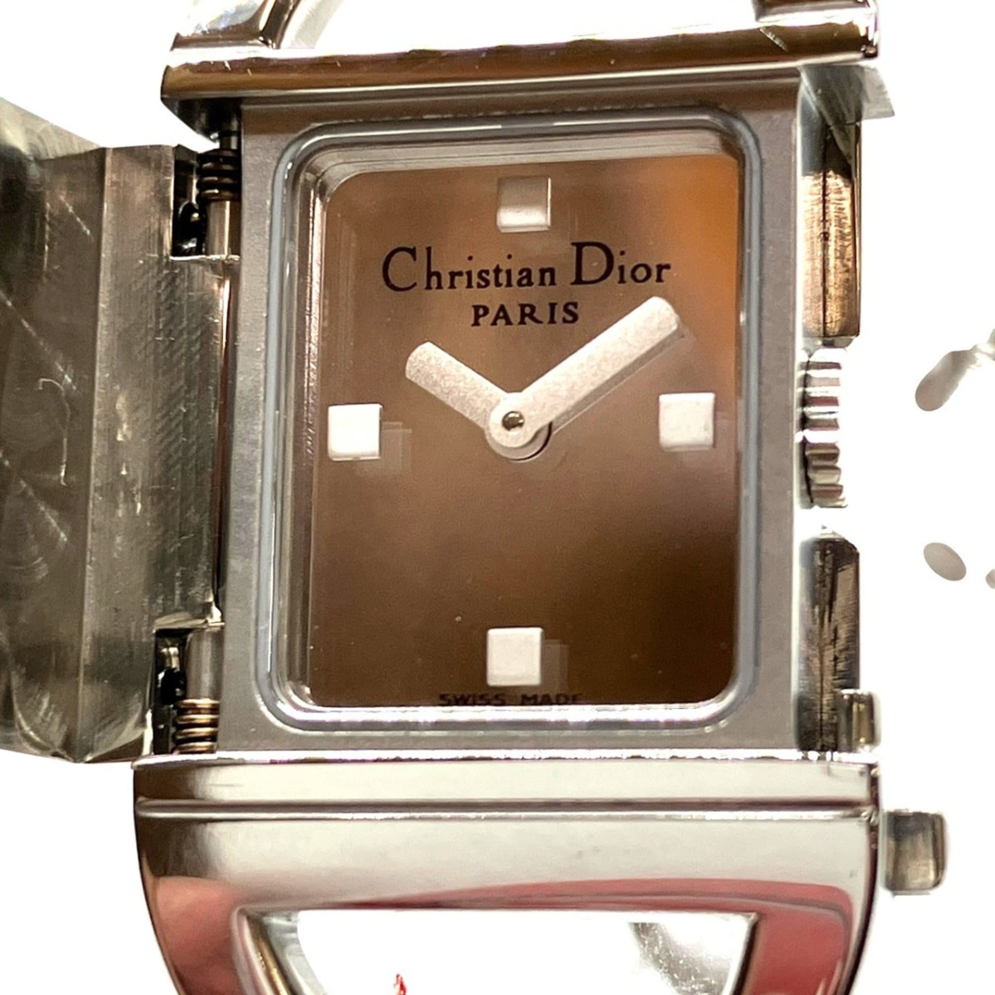 Christian Dior Pandiora D78-100 Silber Zifferblatt 18 mm Uhr