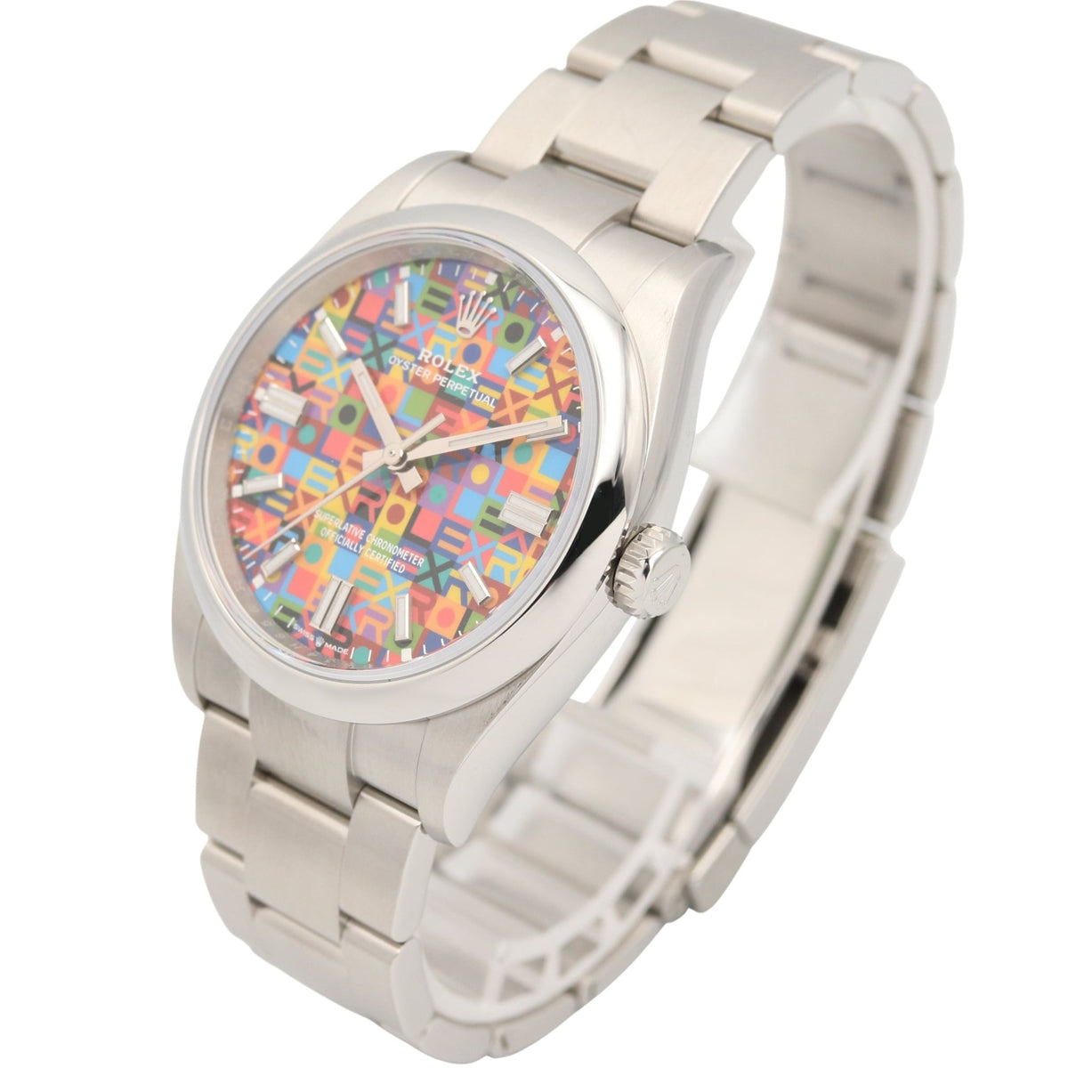 Rolex Oyster Perpetual 36 126000 Mehrfarbiges Zifferblatt 36 mm Uhr