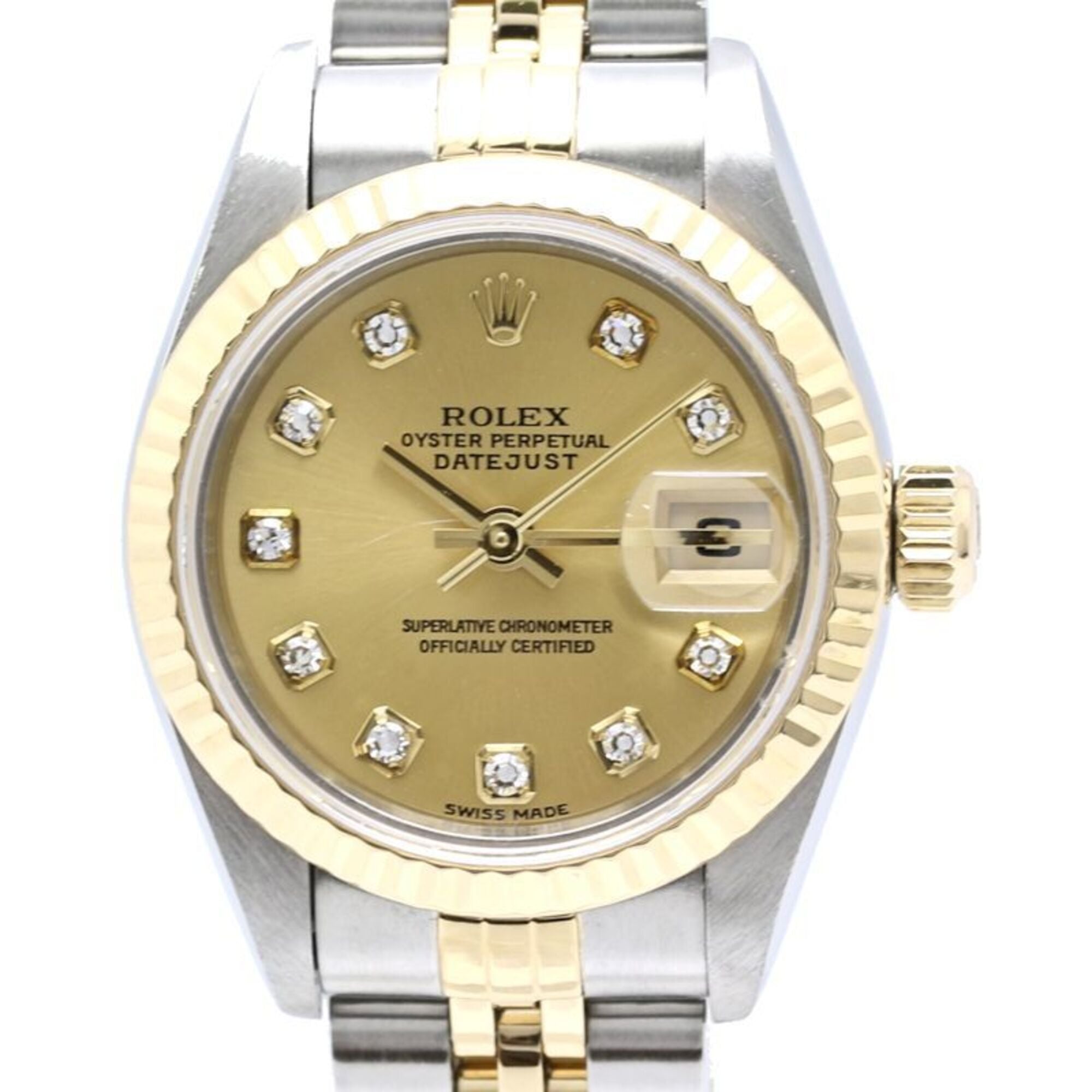 ROLEX Datejust 10P Diamond 79173G Wo 40547
