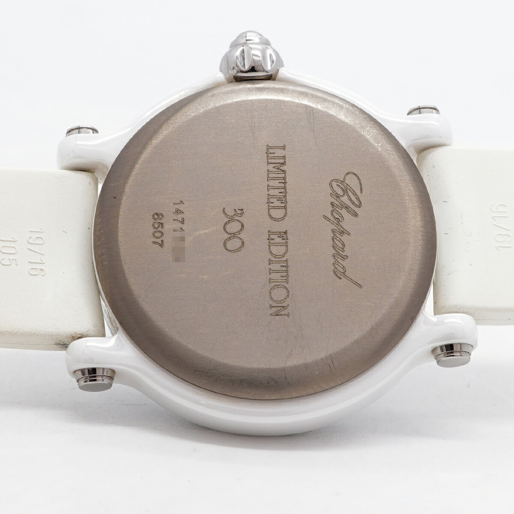 Montre Chopard Happy Sport 3P Diamond 8507, cadran bleu, 38 mm