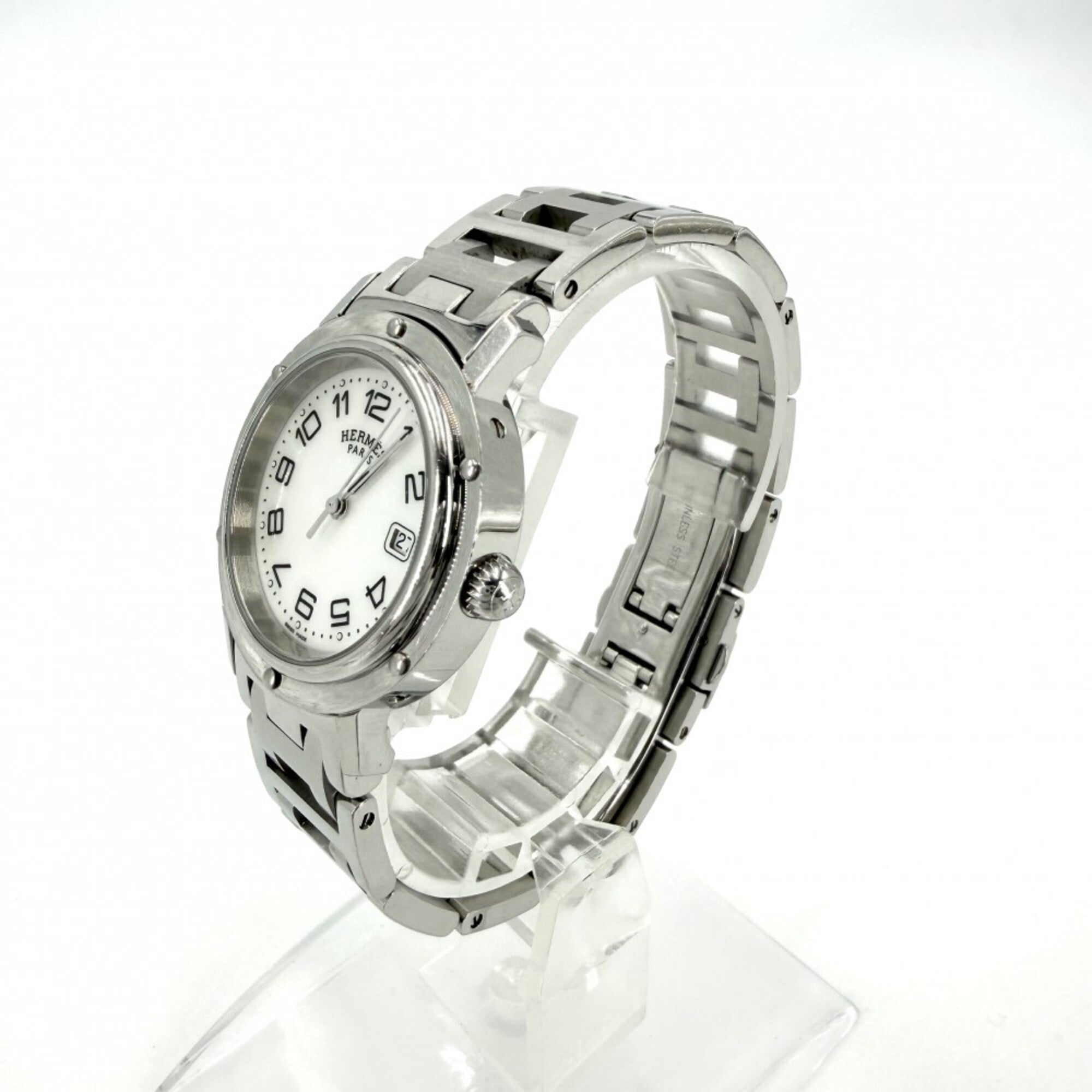 Montre Hermes Clipper CL6.410 Blanc avec cadran de 31 mm