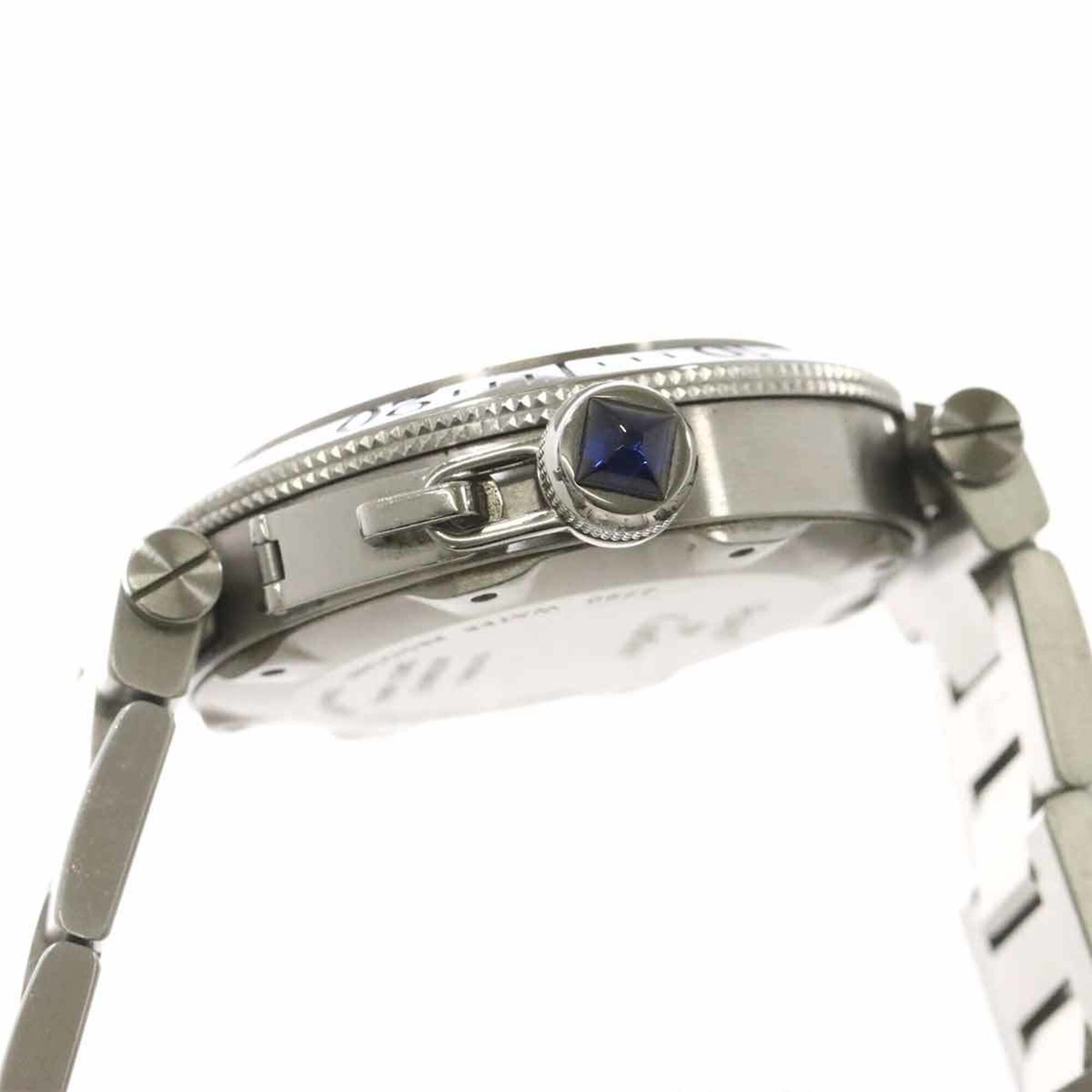 Montre Cartier Pasha Seatimer W31080M7 à cadran argenté 40mm