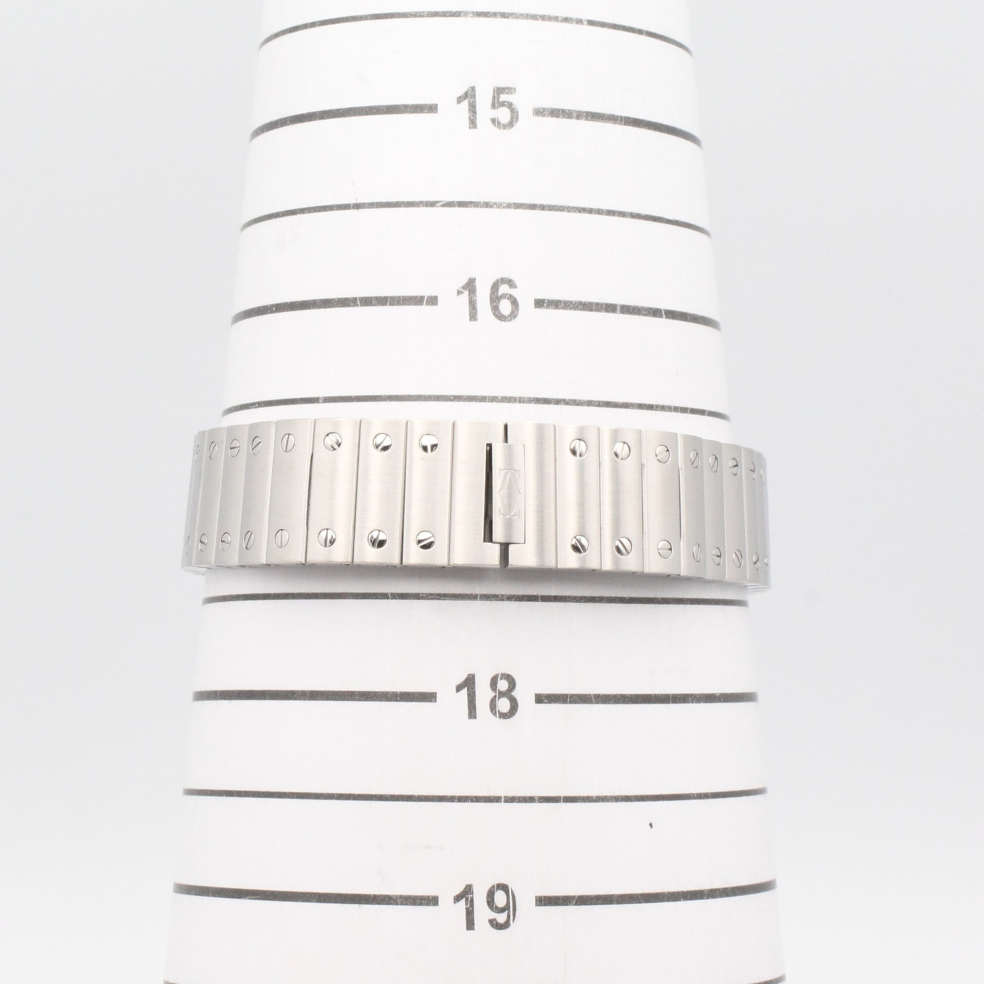 Cartier Santos WSSA0082 Silver Dial Stainless steel 27mm Watch