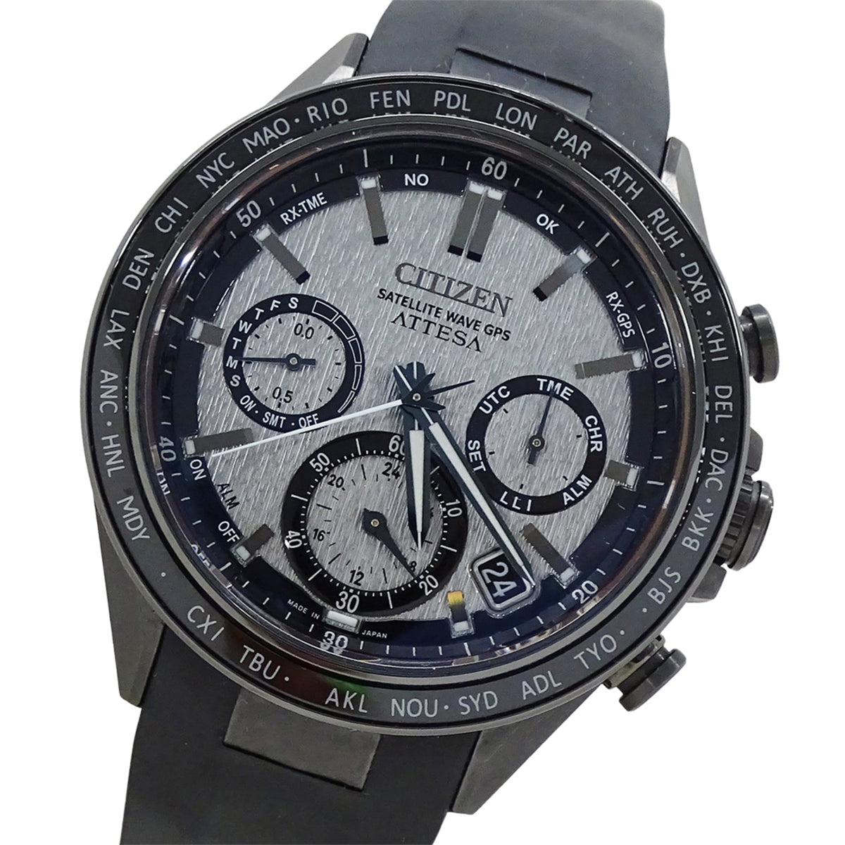 Citizen Attesa ACT Line CC4055-14H, graues Zifferblatt, 44 mm Uhr