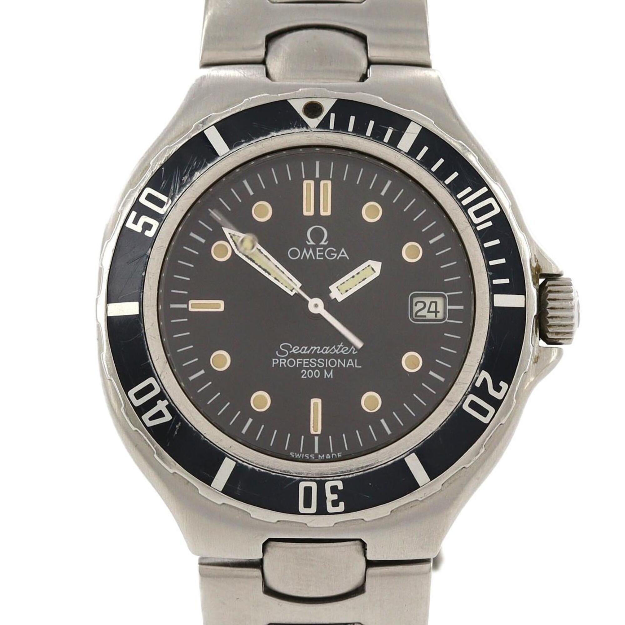 Omega Seamaster 200 GZl1k5xg Black Dial 36mm Watch
