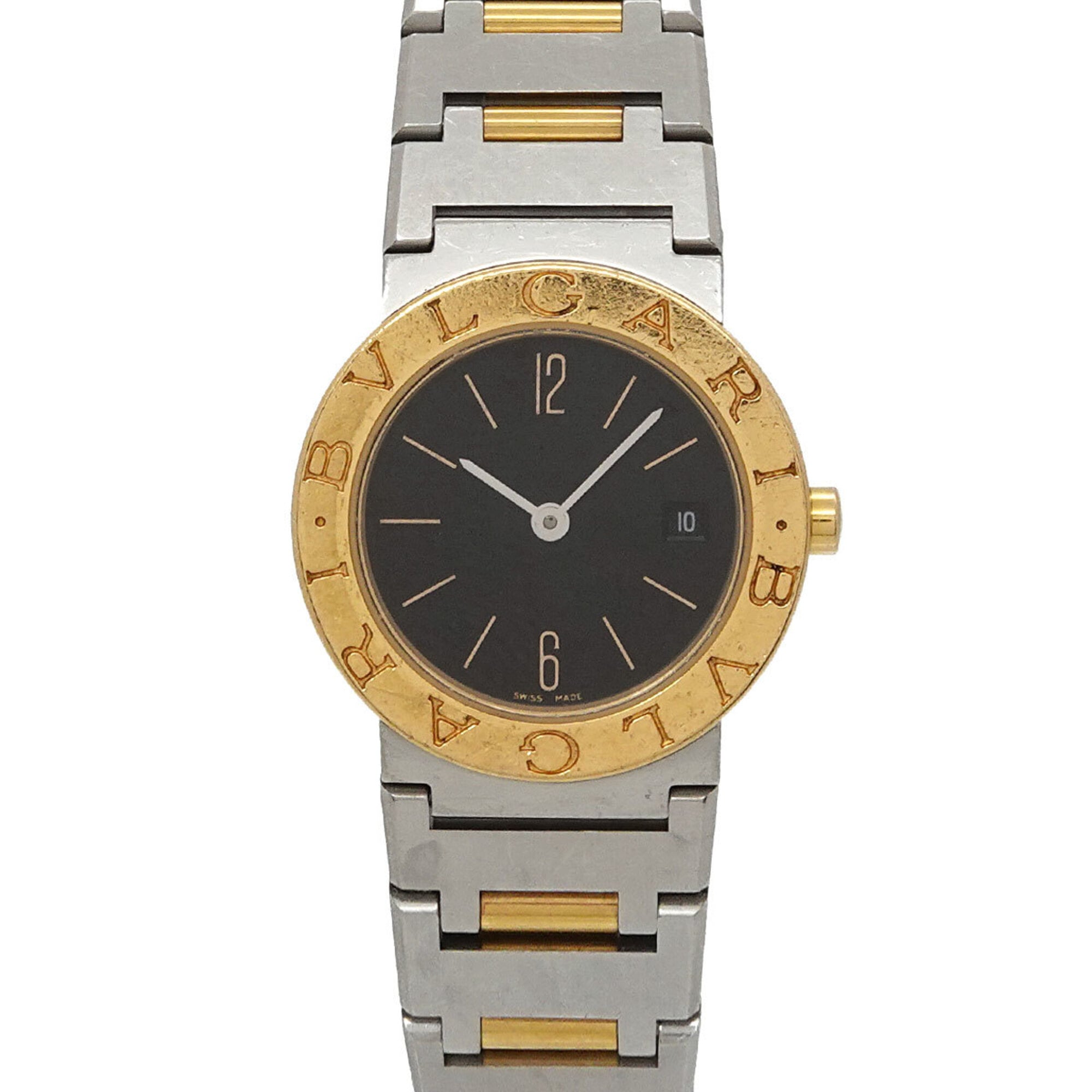 Bvlgari BB26SG Schwarz Zifferblatt 26 mm Uhr