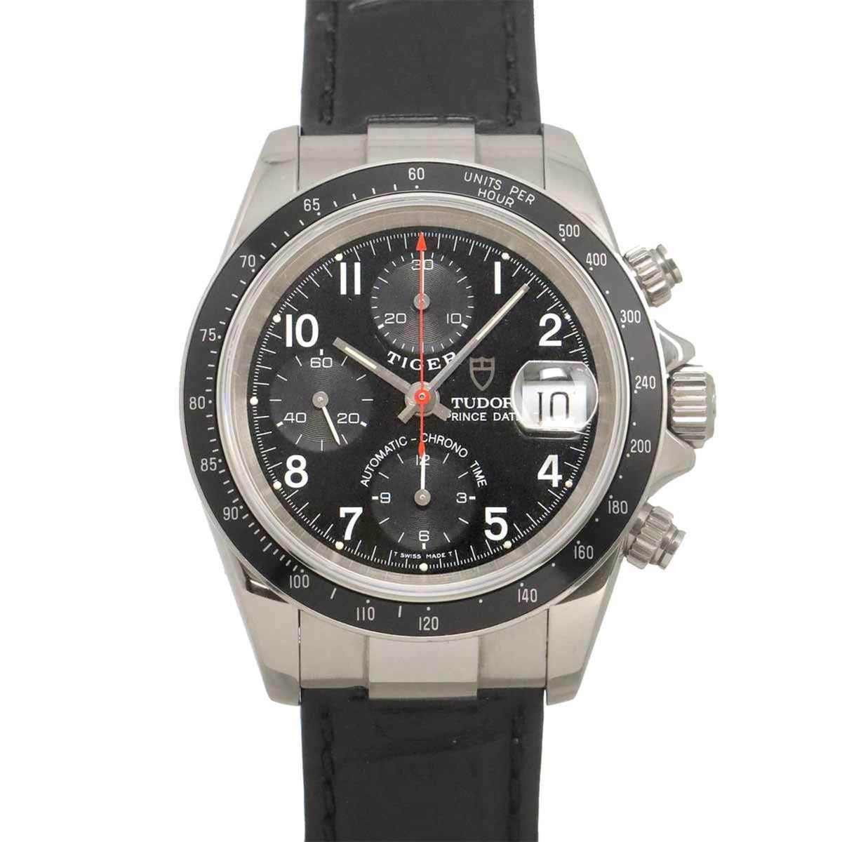 Tudor Chronotime Tiger Prince Date 79260P Noir Cadran 39mm Montre