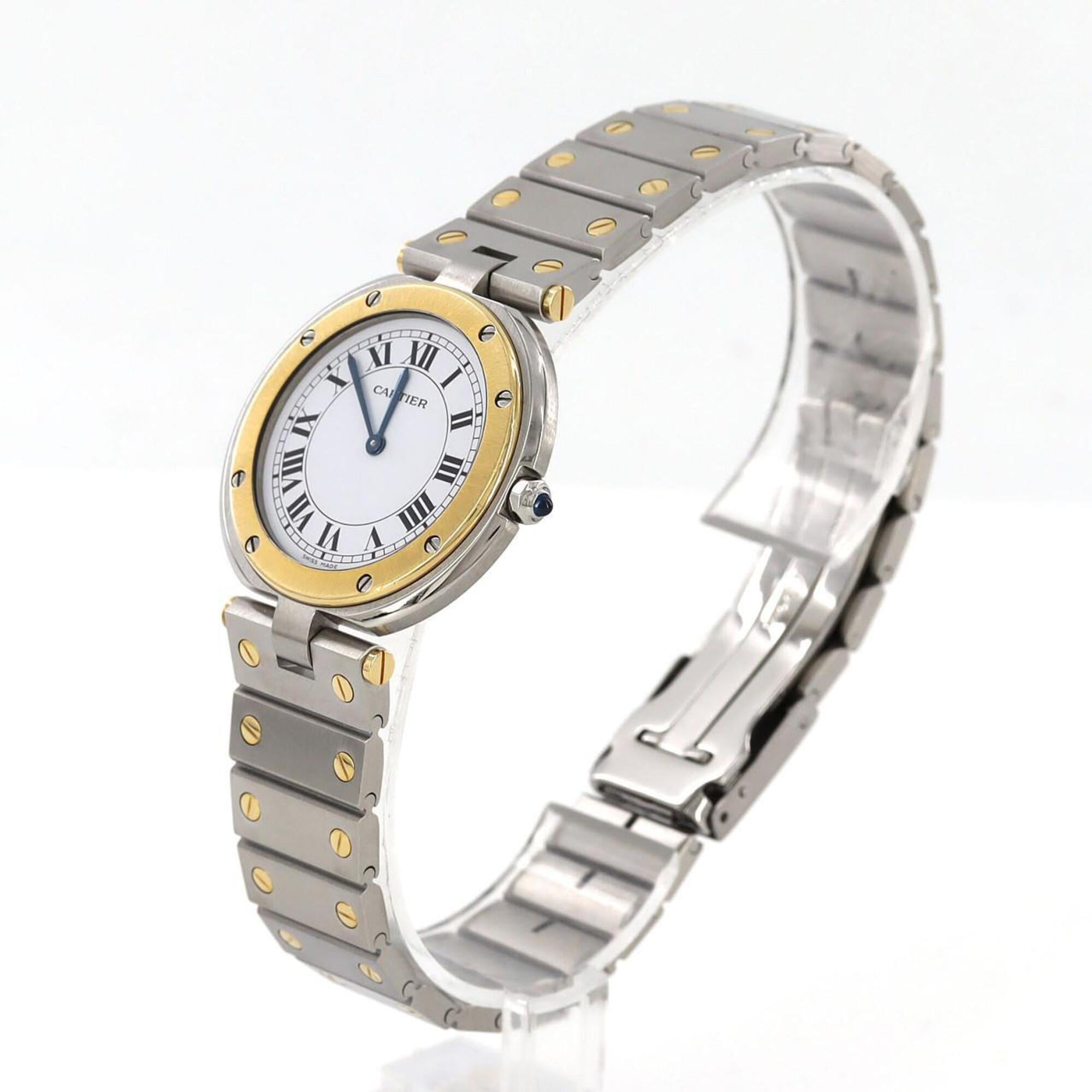Cartier Santos VendÃ´me LM Two-Tone 83038288 SSxYG Quartz Watch