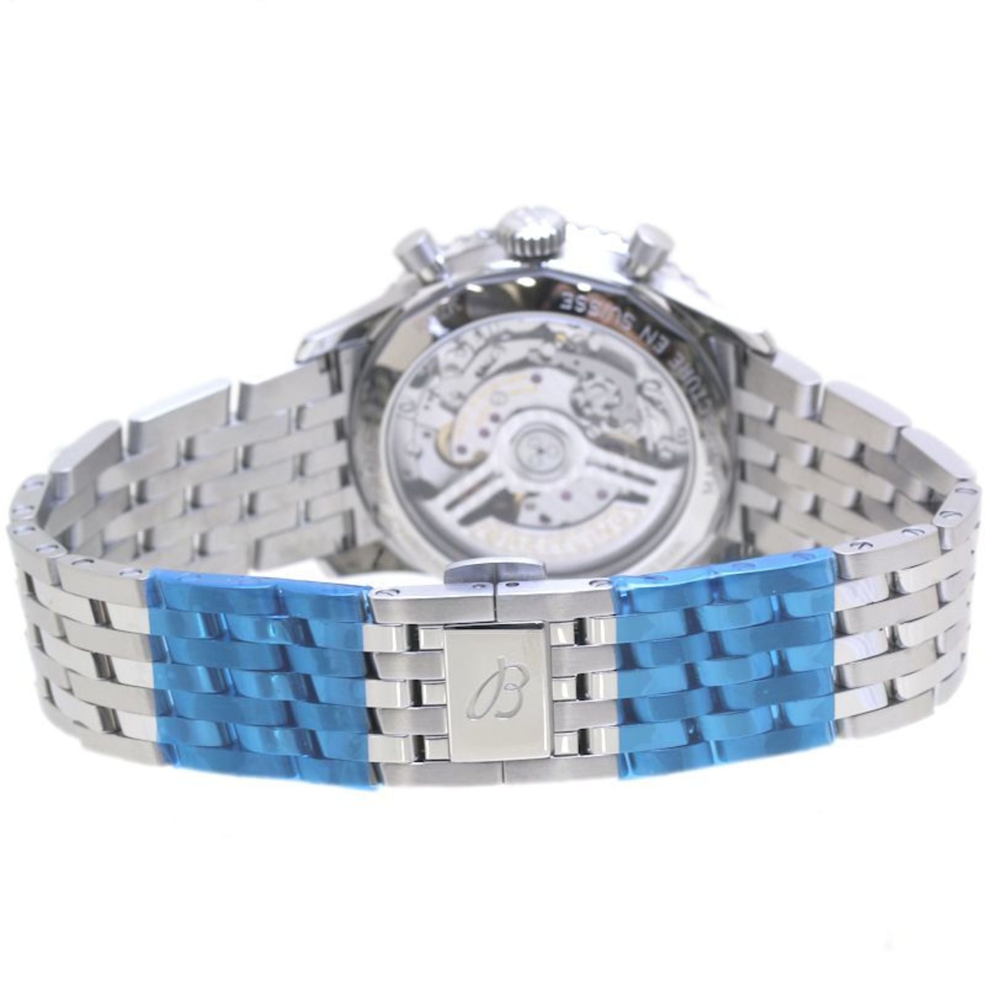 Montre Pour Hommes BREITLING Navitimer B01 Chronographe 41 AB0139211A1A1 AB0139 « Blanc Shell », Édition Limitée au Japon, acier inoxydable 40104