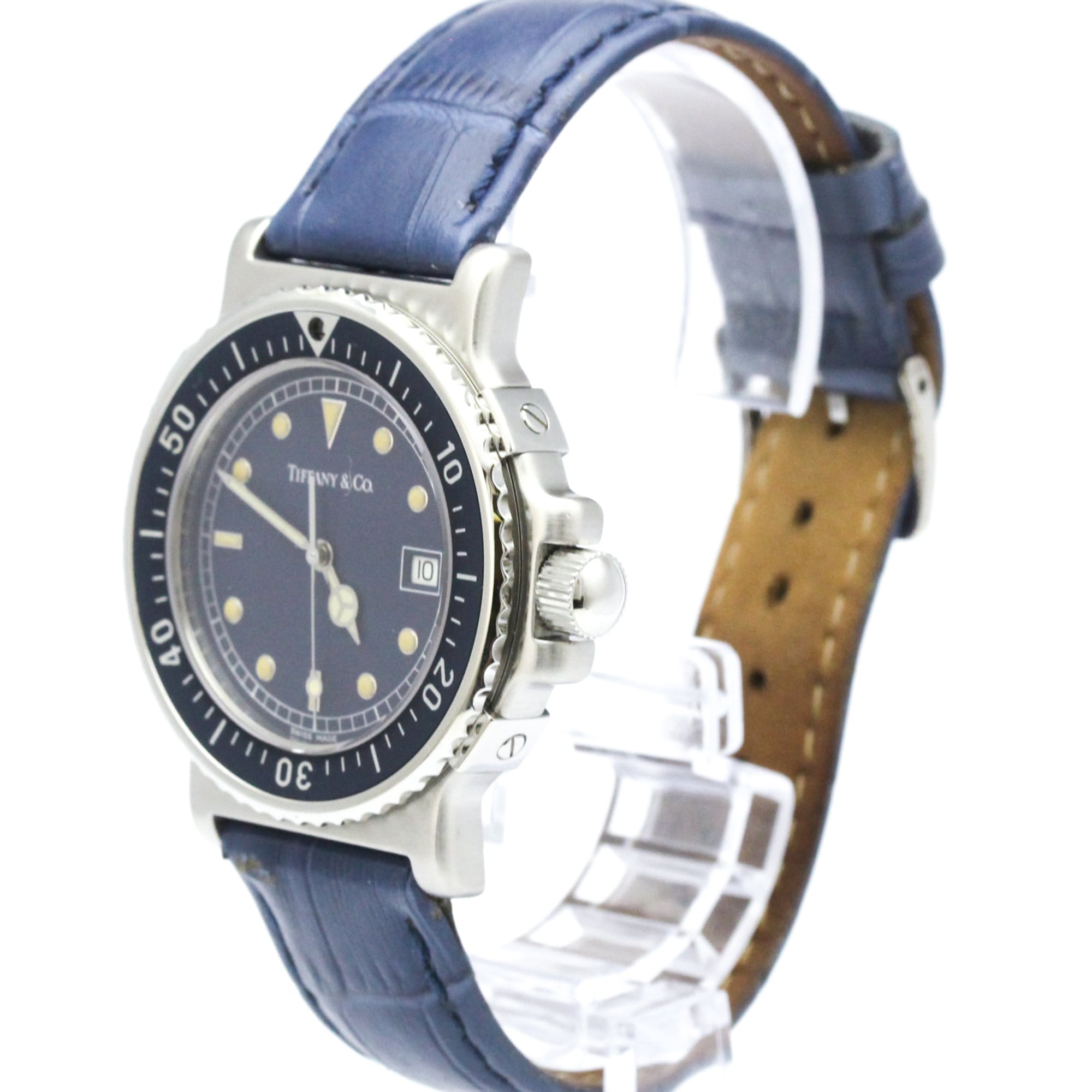 TIFFANY Diver Quartz Stainless Steel Quartz Mens M0710