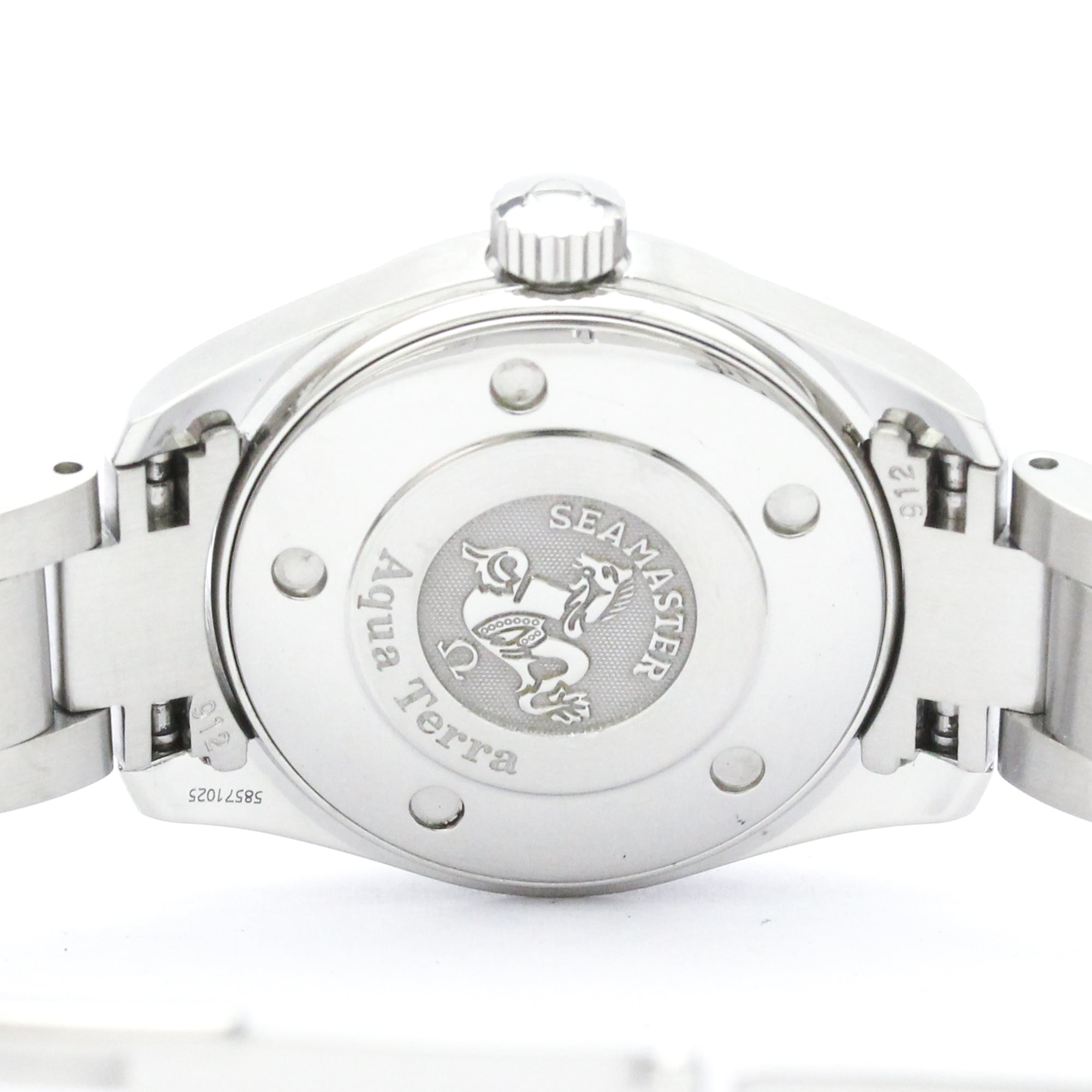 OMEGA Seamaster Aqua Terra Diamond MOP Dial Watch 2577.75 Polished