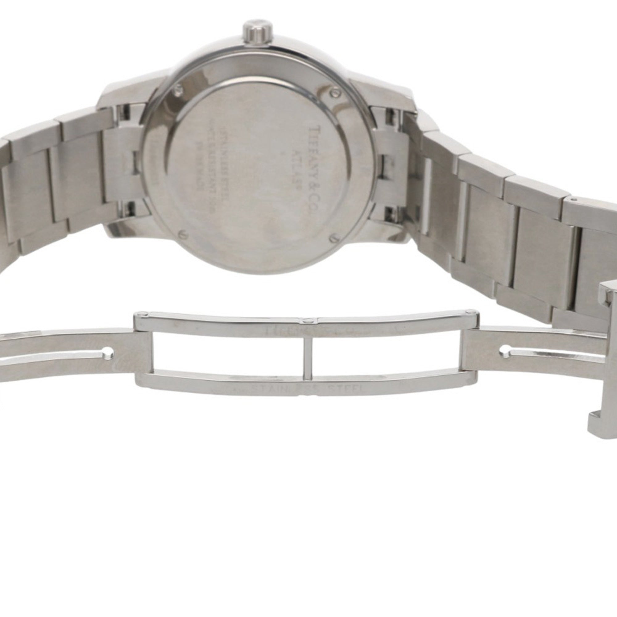 Tiffany & Co. Atlas 2-Hand Watch, Stainless Steel, Quartz, Men's, 63452769.