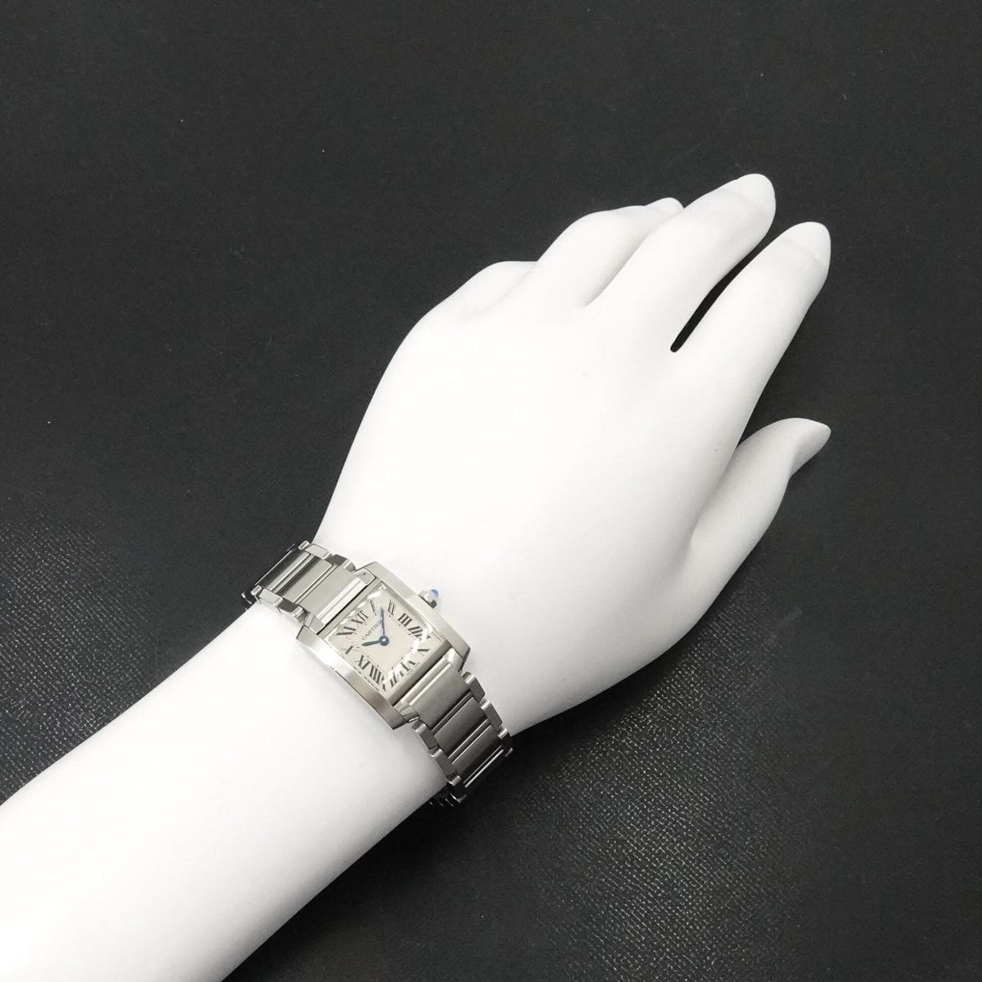 Montre Cartier Tank Française SM W51008Q3 Ivoire Cadran 20 mm
