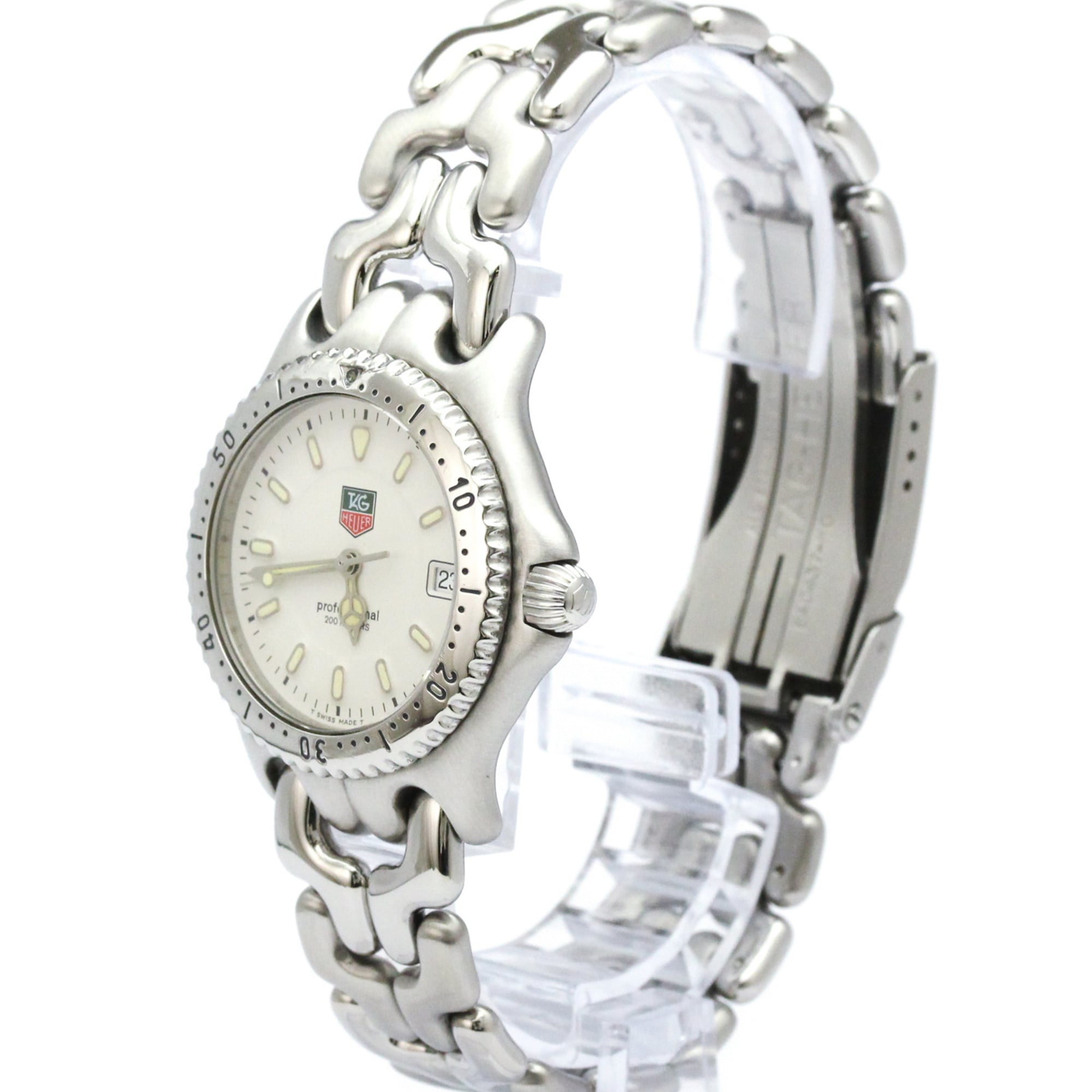 TAG Heuer Sel WG1212 White Dial 34mm Watch