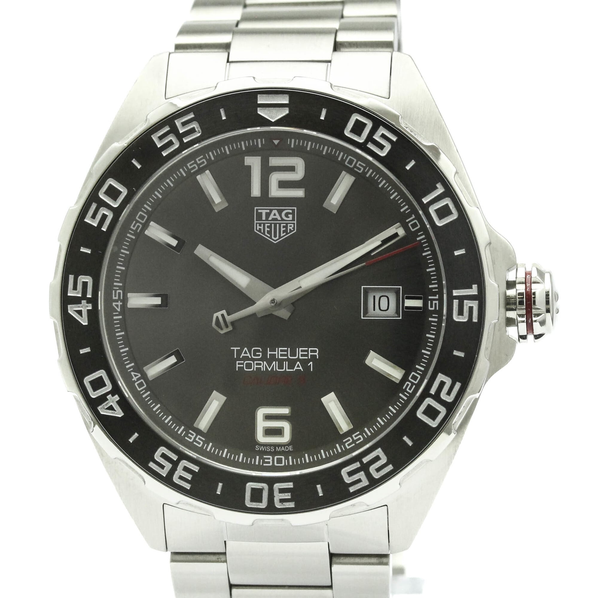 TAG HEUER Formula 1 Calibre 5 Ceramic Steel Automatic Watch Polished