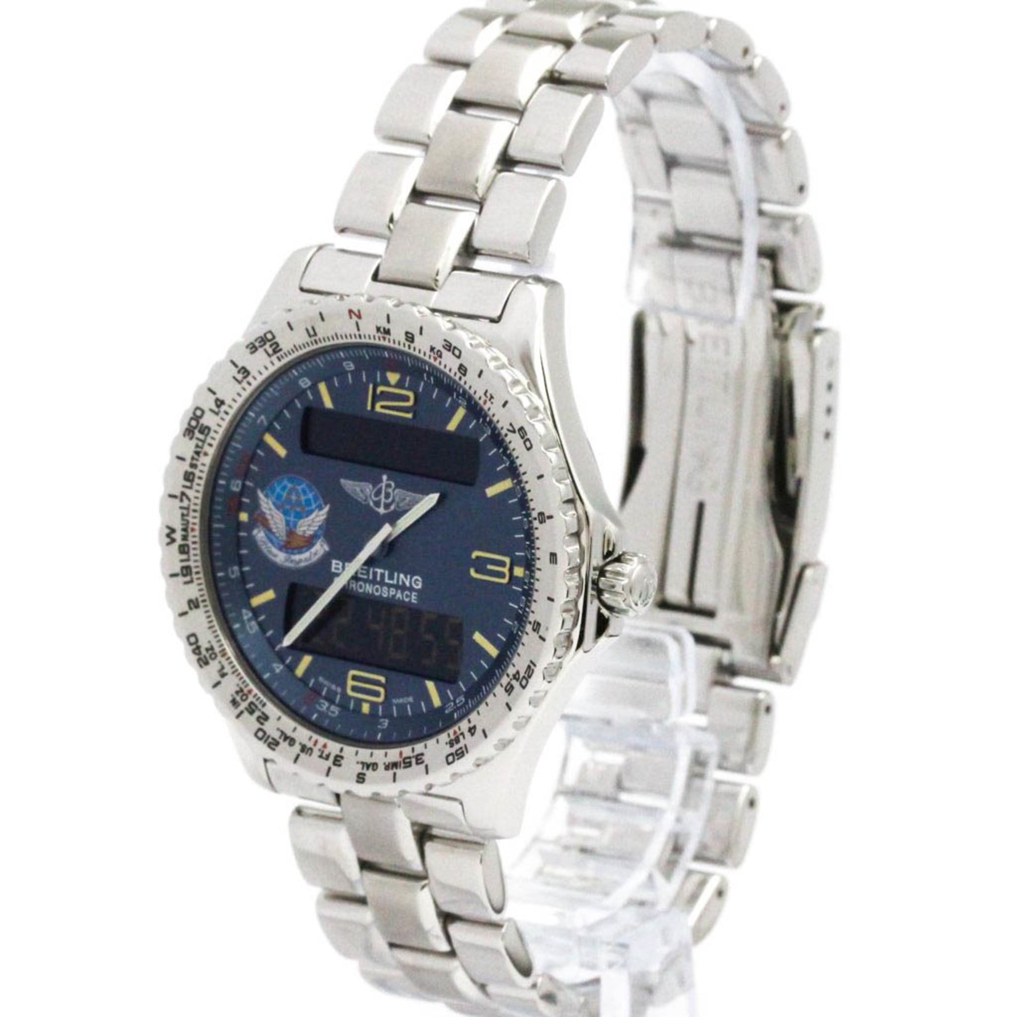 Breitling Chronospace A56012.1 Blue Dial 42mm Watch