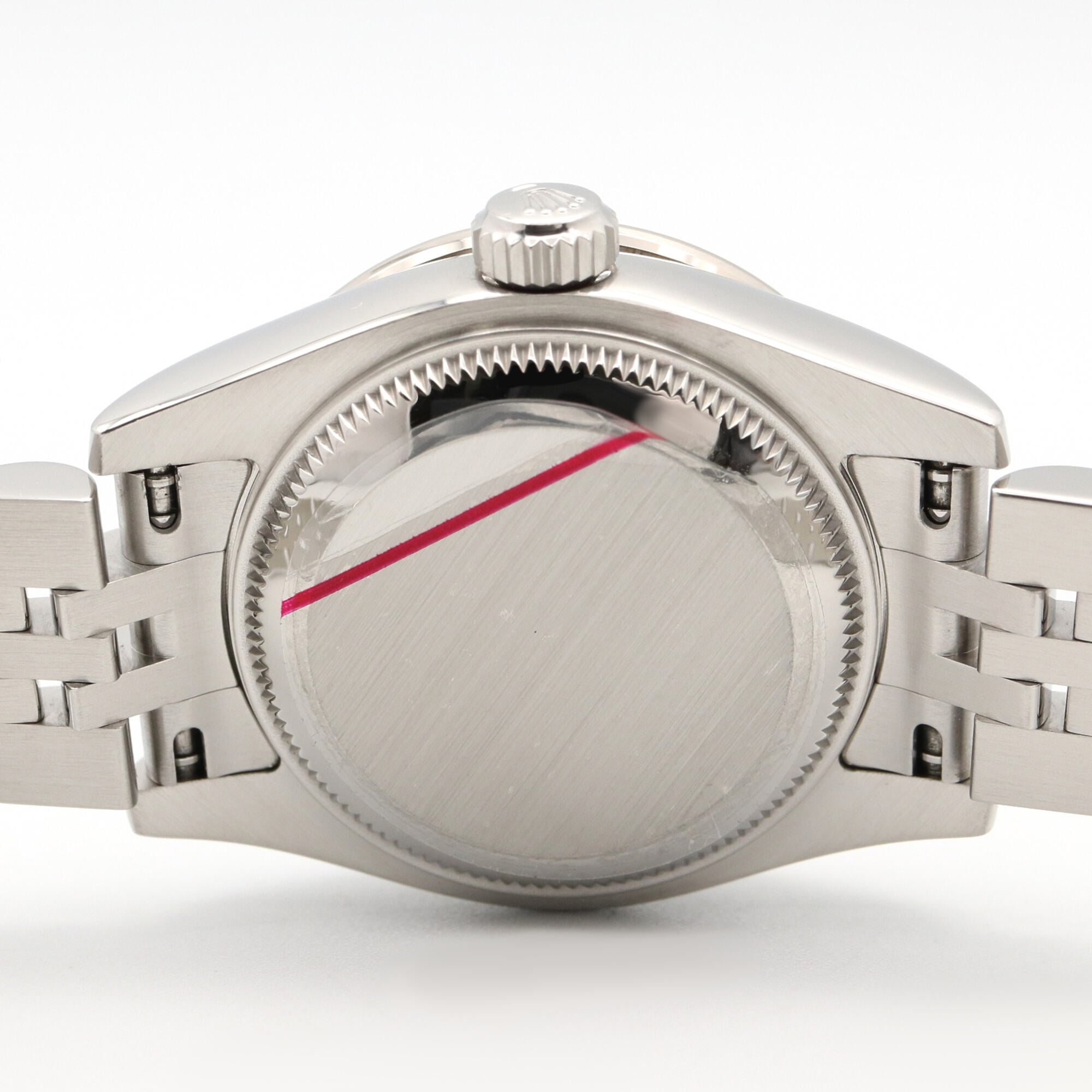 Rolex Datejust Diamantlünette 10P 179384G Silber Zifferblatt 26 mm Uhr