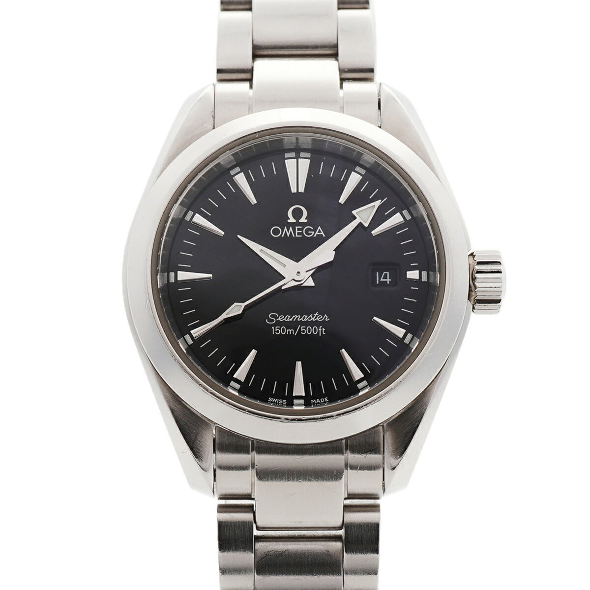 Omega Seamaster Aqua Terra 2577.50 Black Dial 29mm Watch