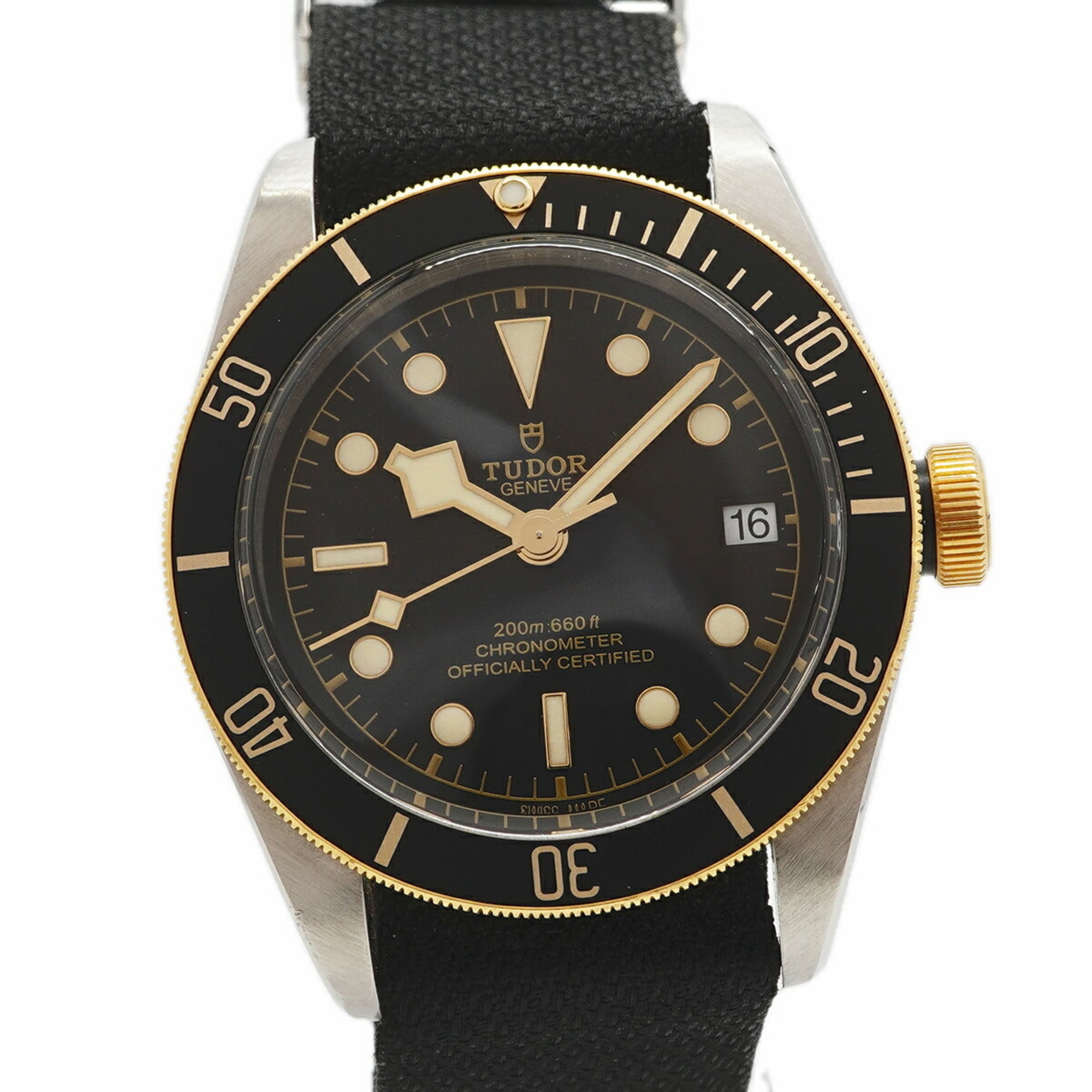 Tudor Black 79733N Black Dial Nylon 41mm Watch