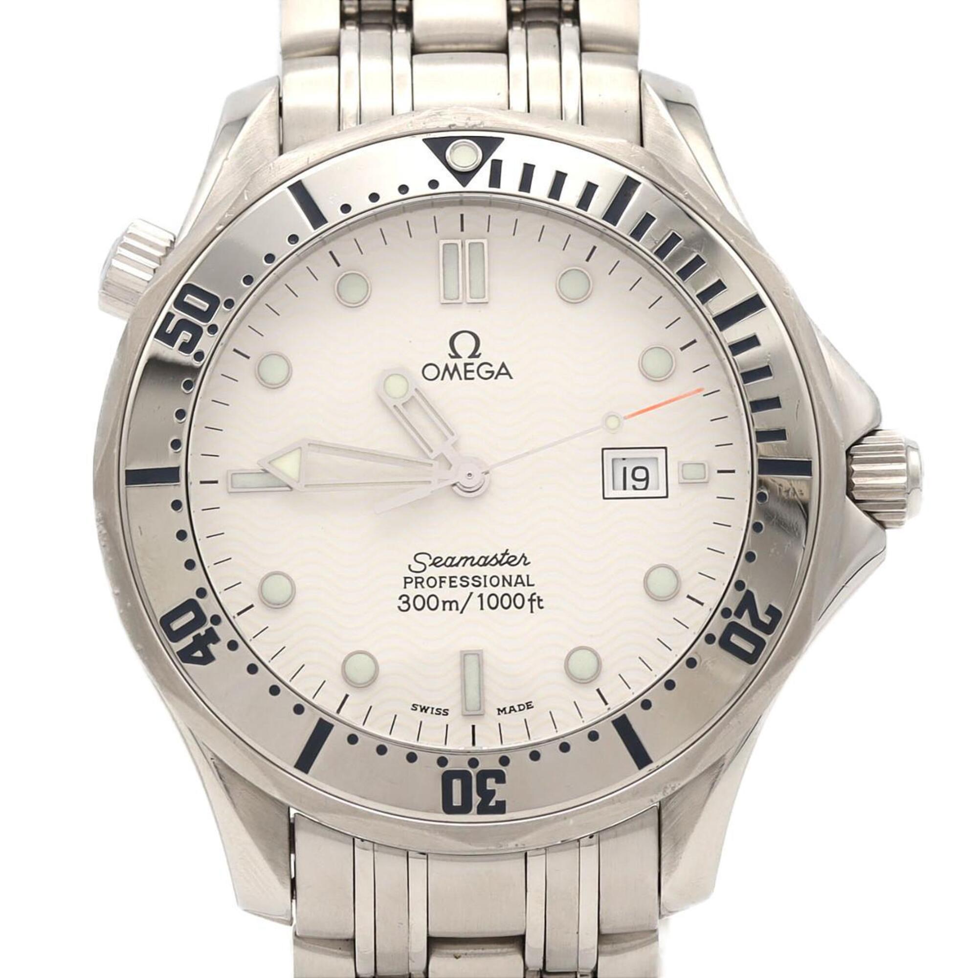 Omega Seamaster Professional 2542.2 horloge met witte wijzerplaat, 41 mm