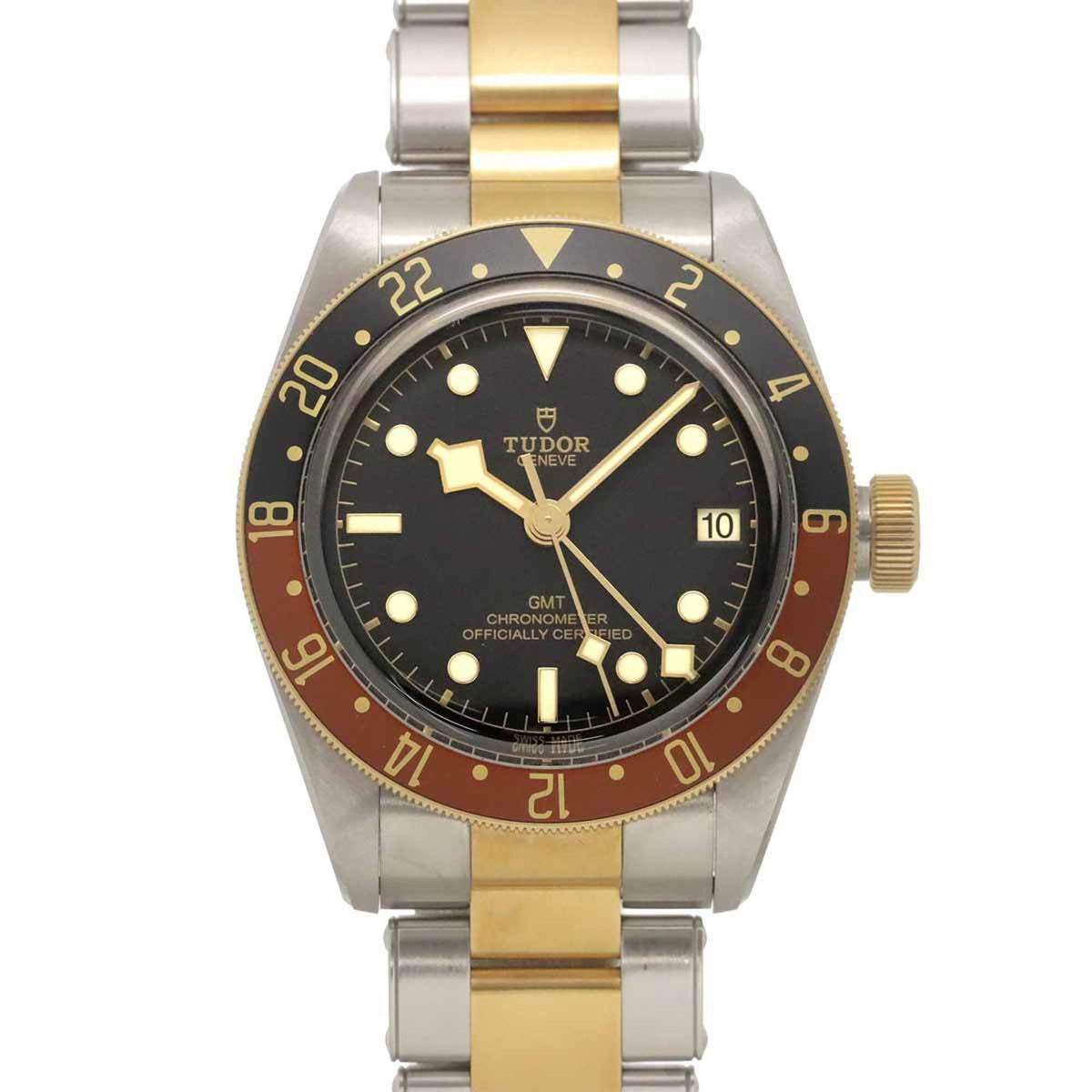 Tudor Black Bay GMT S&G 79833MN Black Dial 41mm Watch