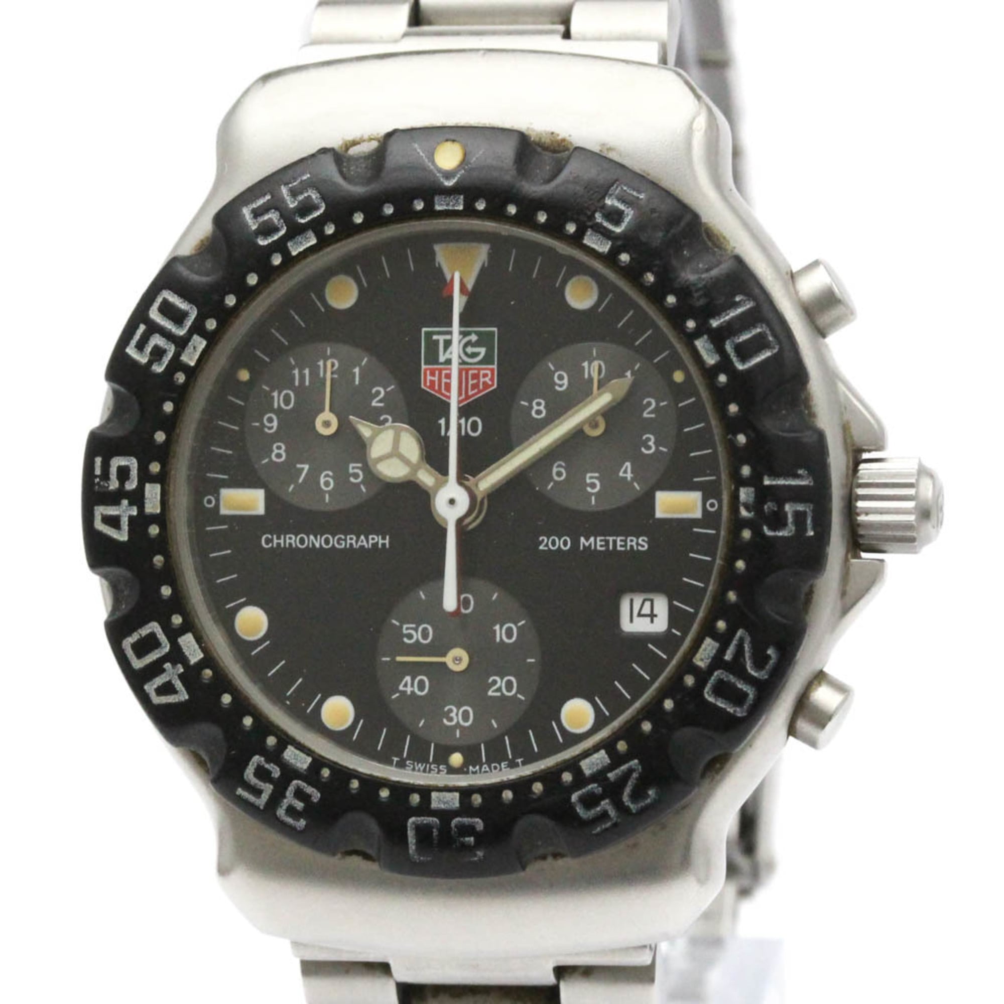 Montre TAG Heuer série 2000 CA1211 Noir cadran 38 mm