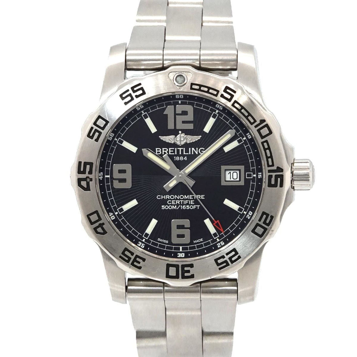 Montre Breitling Colt A74387 à cadran bleu, 43 mm