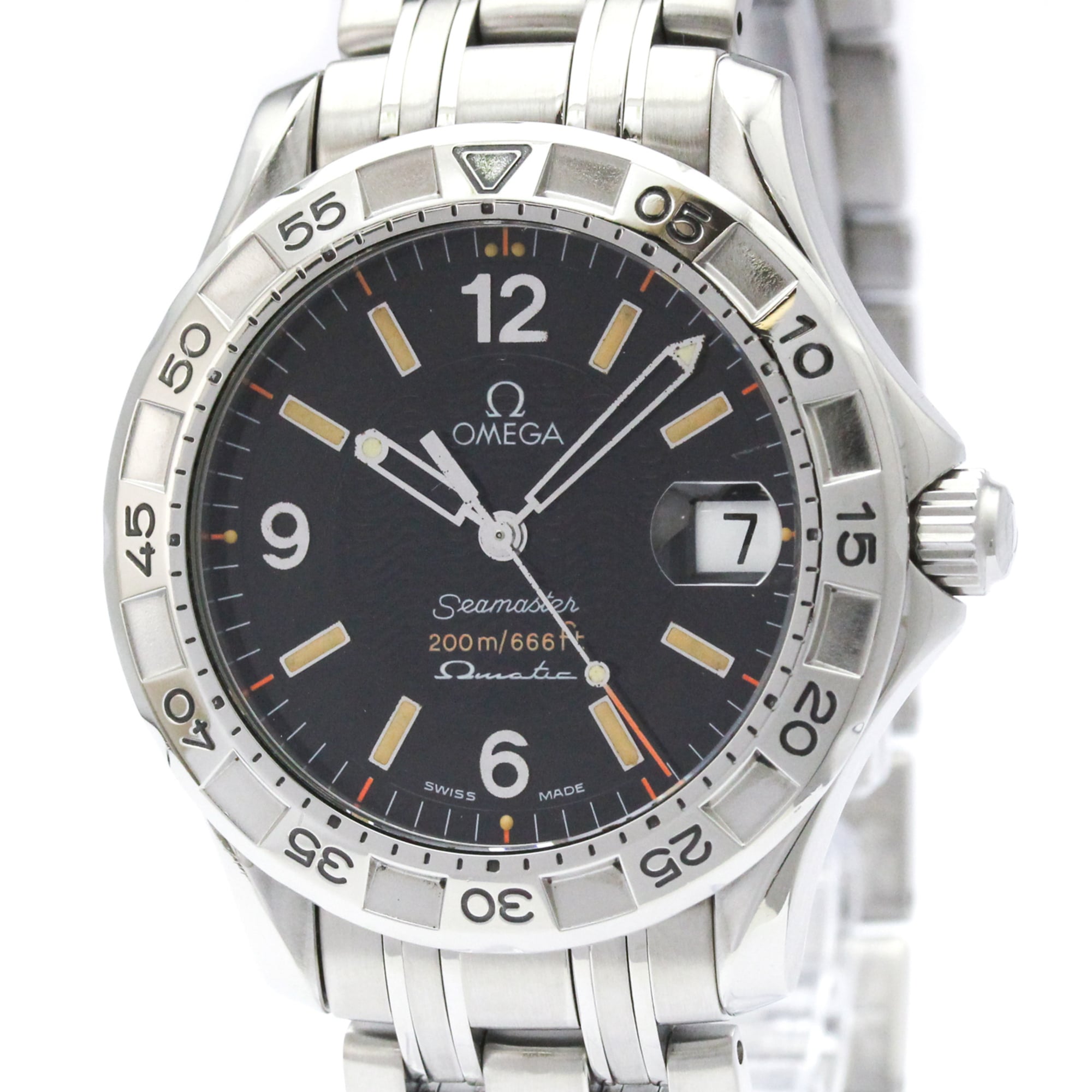 OMEGA Seamaster 200M Omegamatic Auto Quartz Mens Watch 2514.50 Polished
