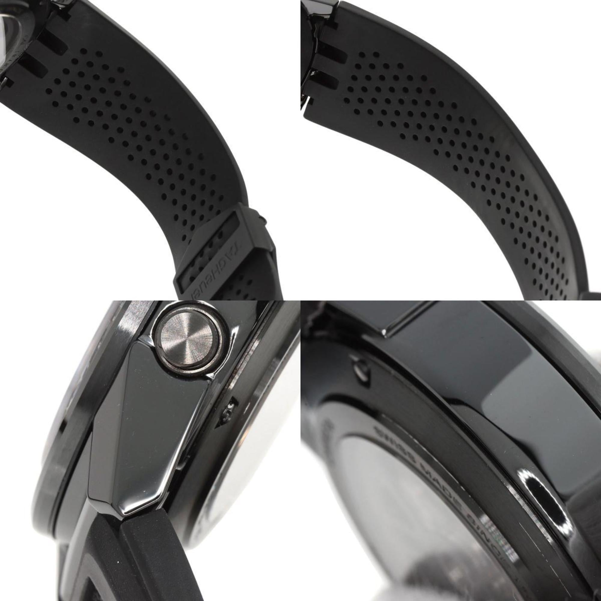 Montre TAG Heuer CAR2A90 Carrera Calibre 01 pour homme, céramique et caoutchouc - HEUER