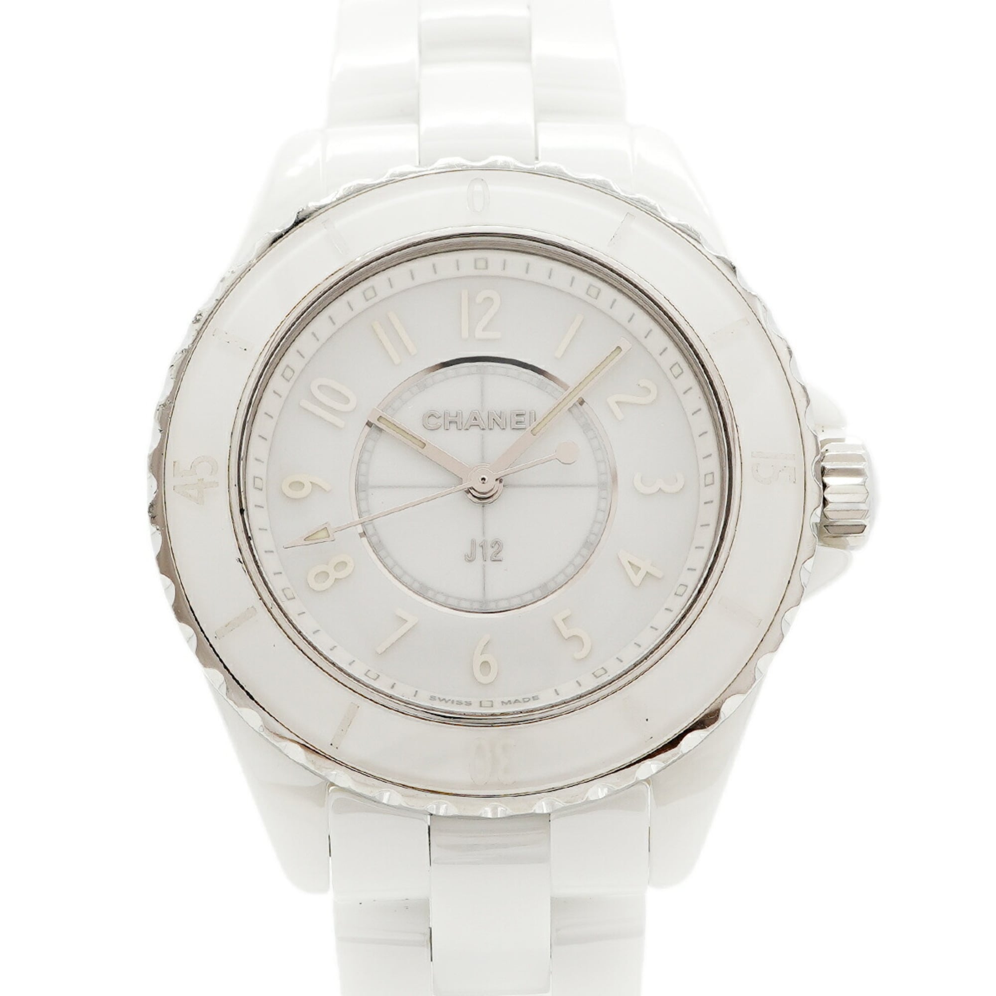 Chanel J12 H6345 White Dial 33mm Watch
