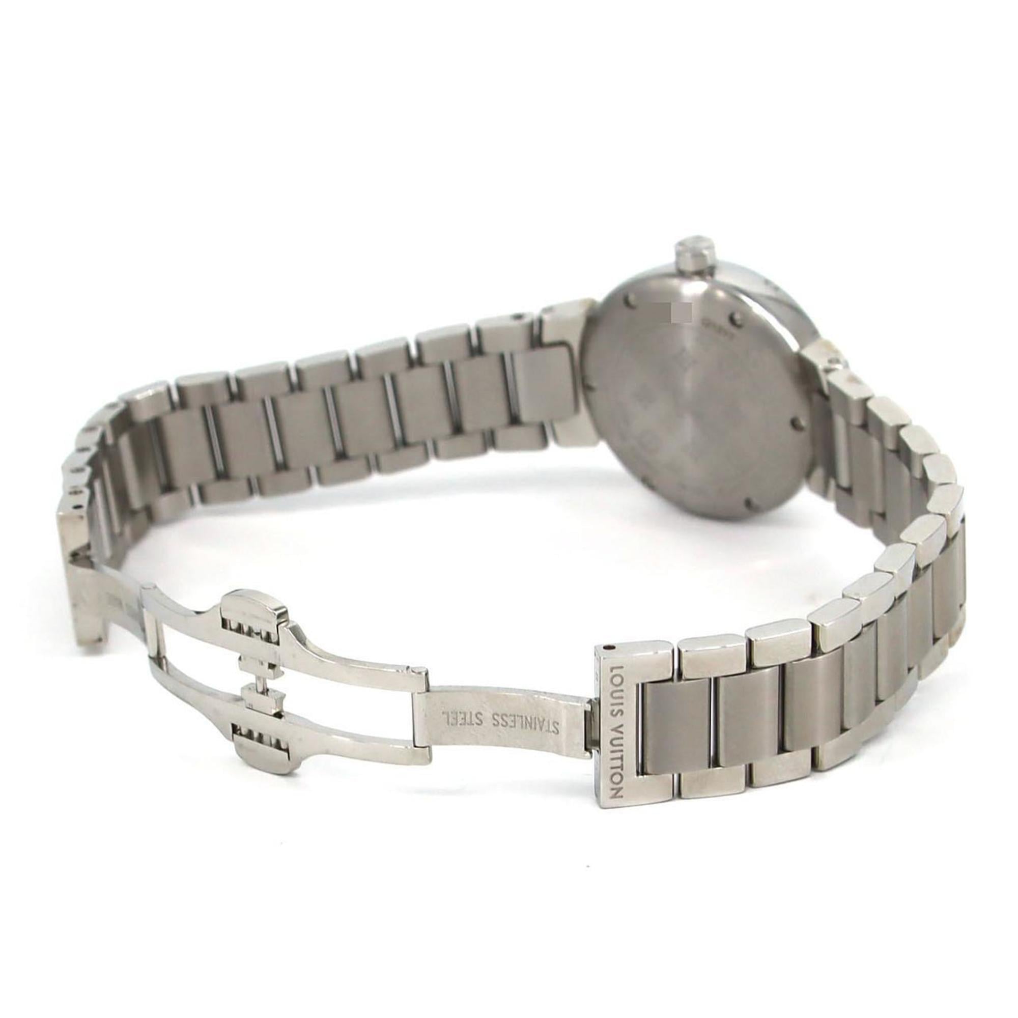 Louis Vuitton Tambour Q121T roestvrijstalen quartzhorloge